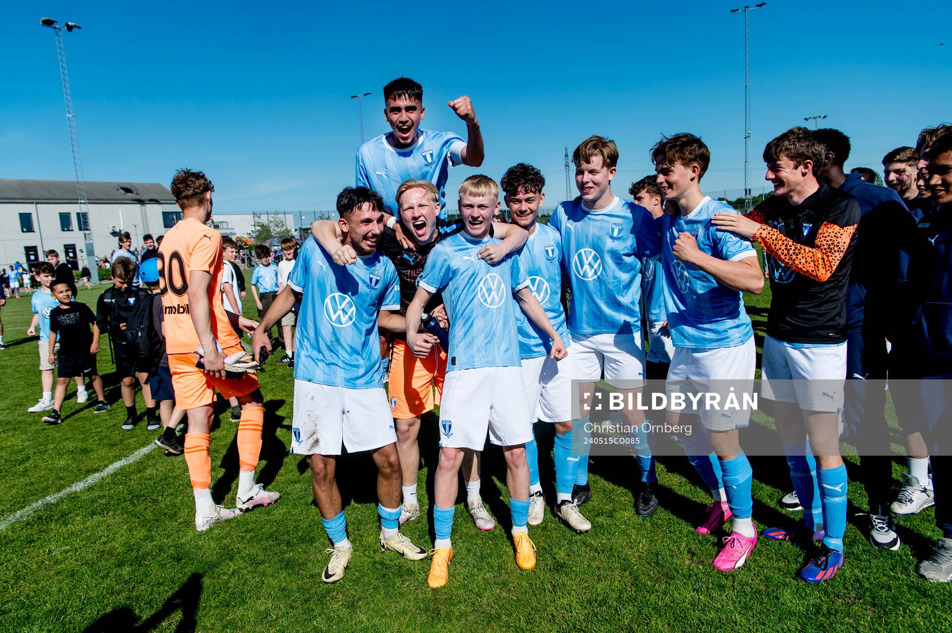 Malmö FFs spelare jublar