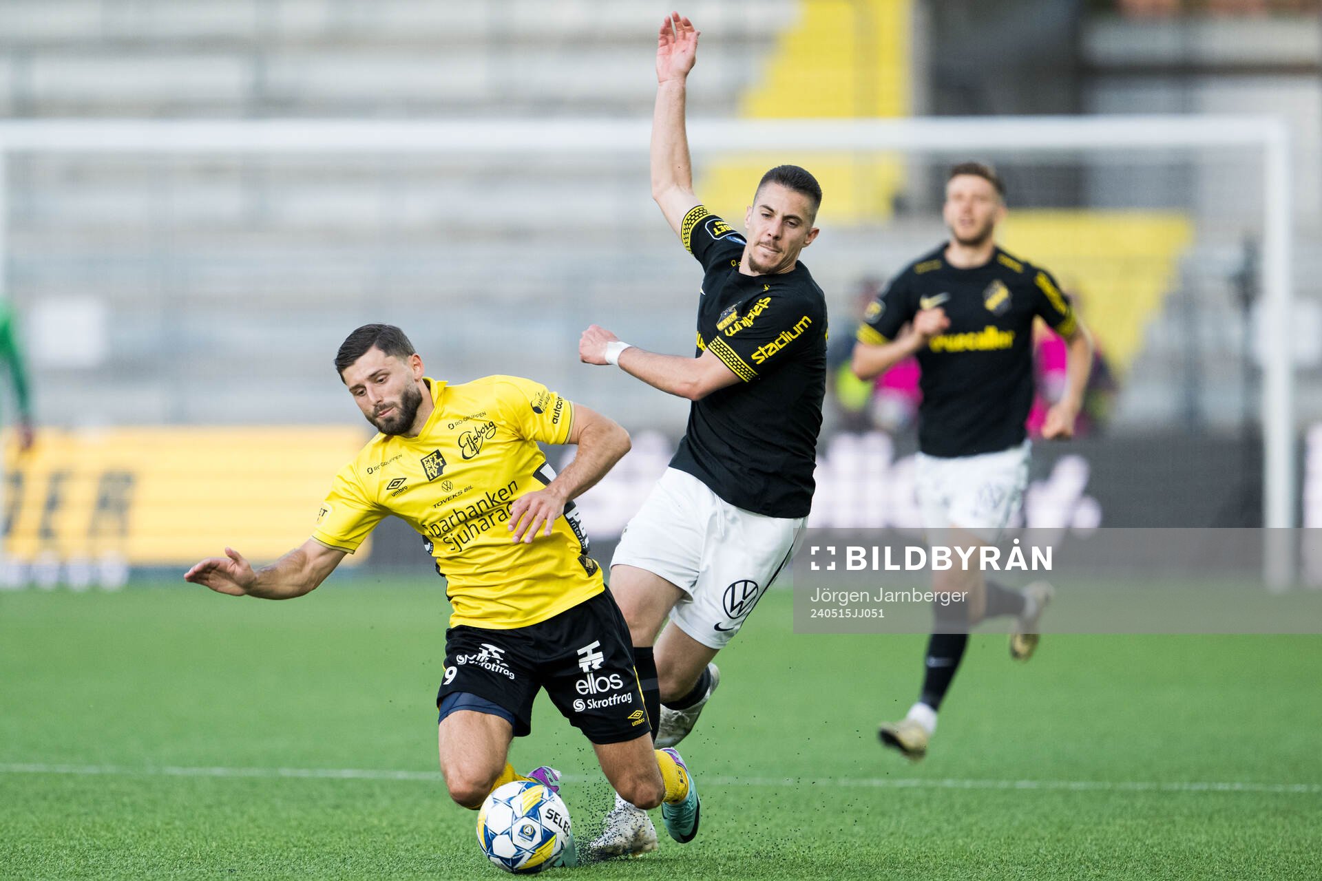 Elfsborgs Arber Zeneli och AIKs Dino Besirovic