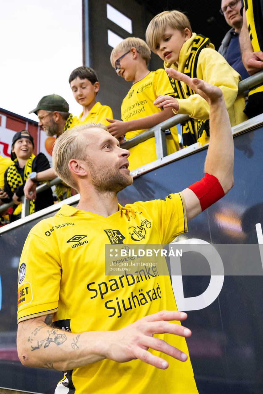 Elfsborgs Johan Larsson tackar publiken