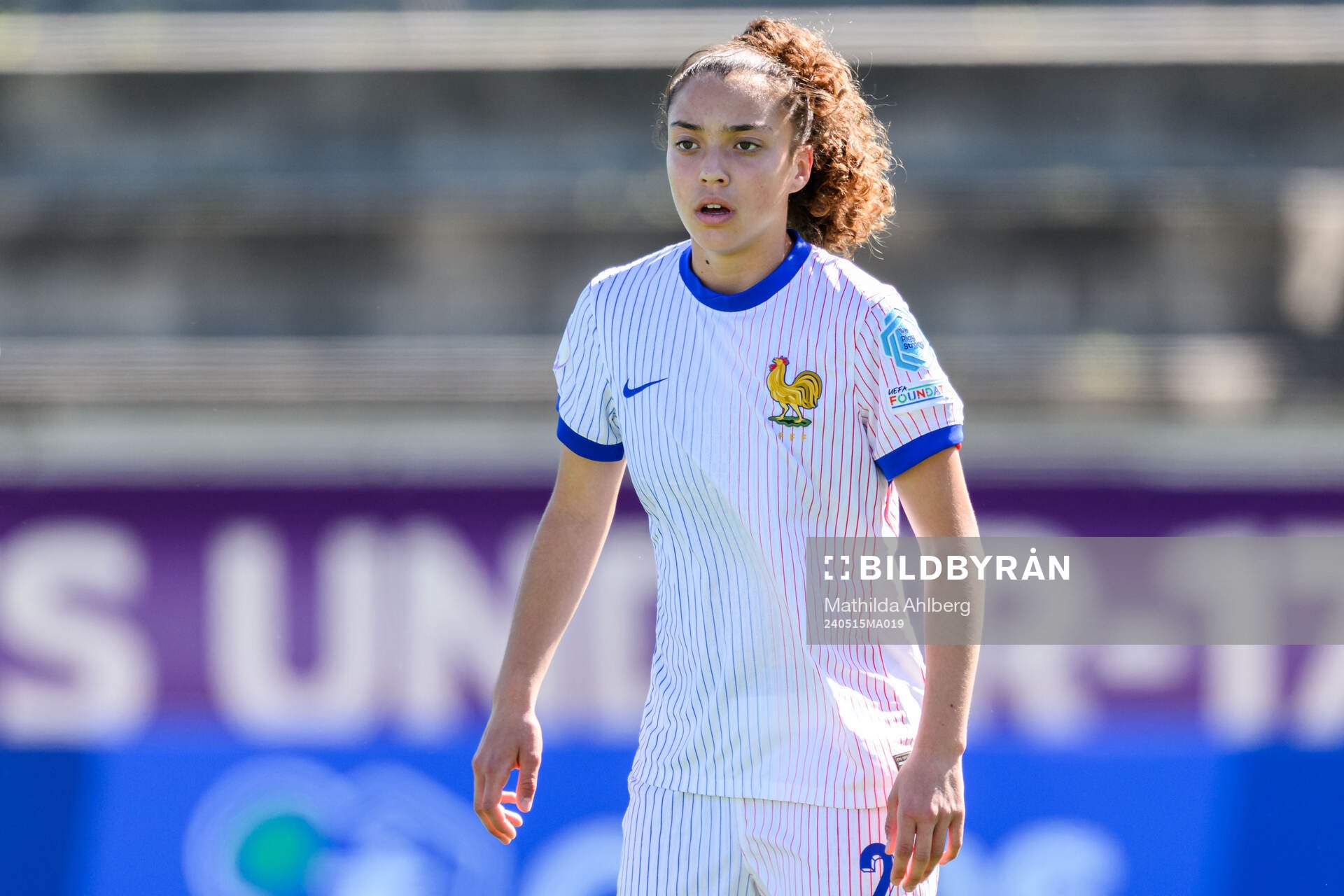 Maelle Richelandet of France looks dejected