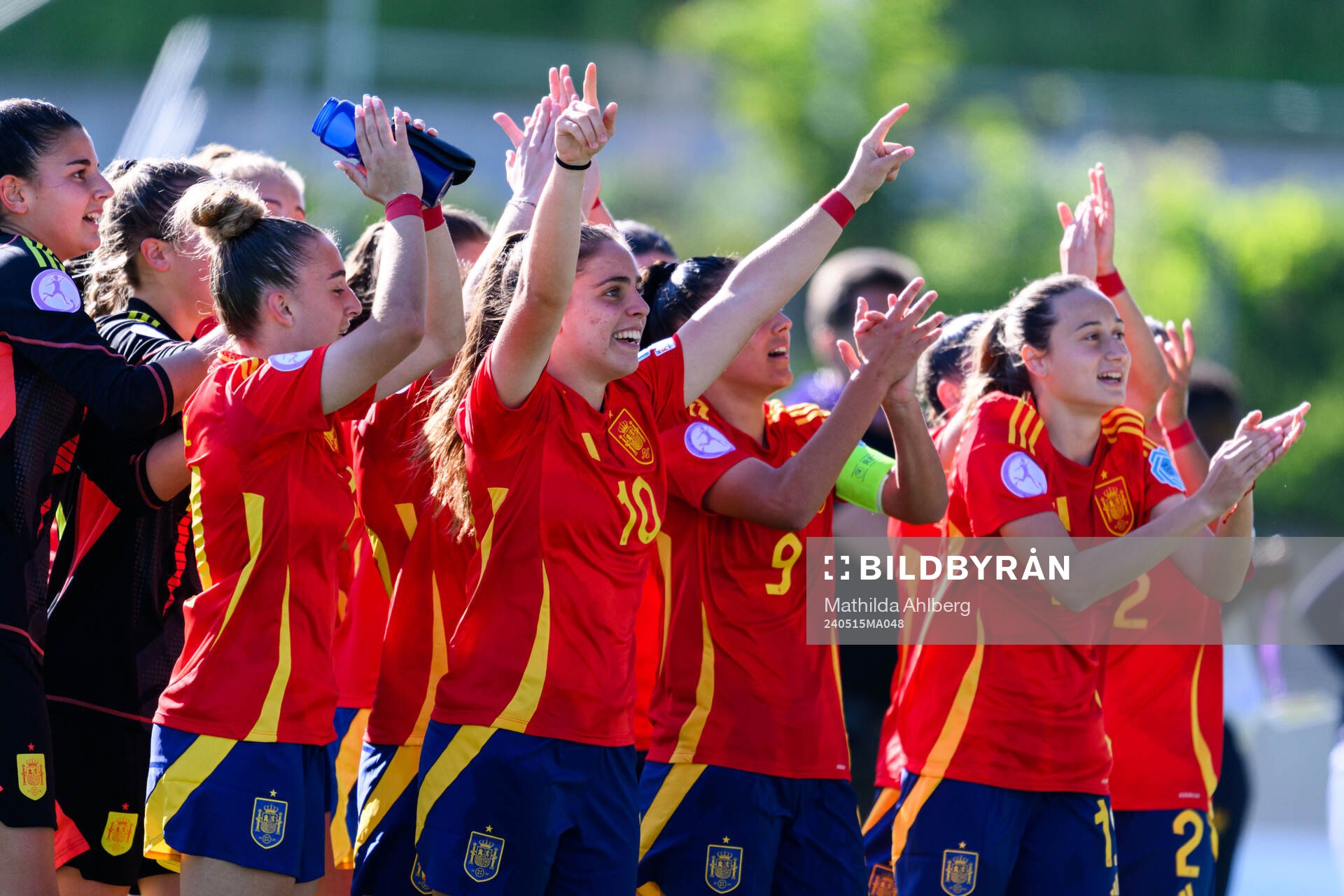 Ainoa Gomez of Spain celebrates