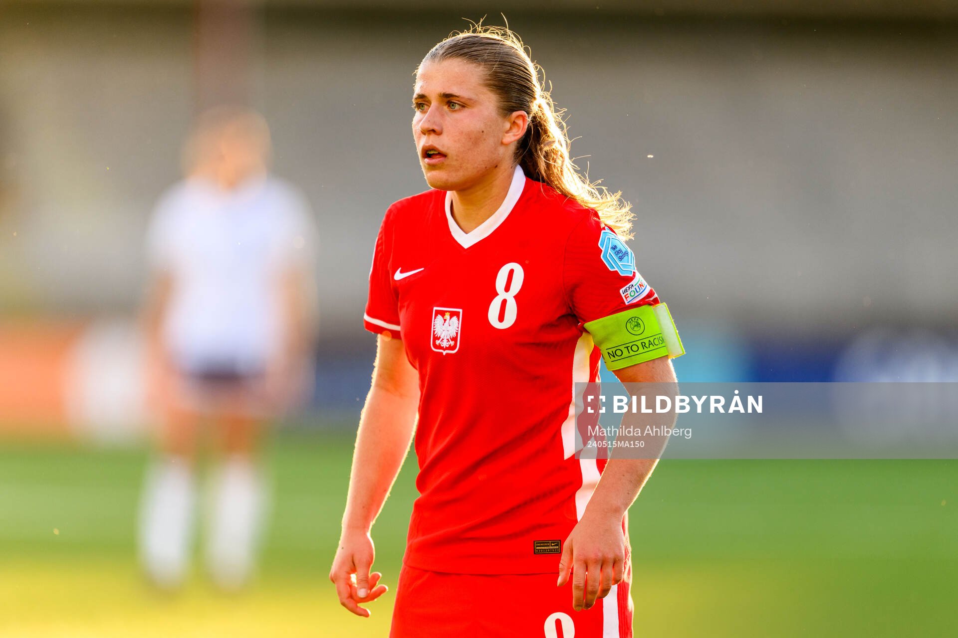 Zuzanna Witek of Poland during the UEFA European Women’s Under-17 Championship semifinal match between England and Poland on May 15, 2024 in Malmö.