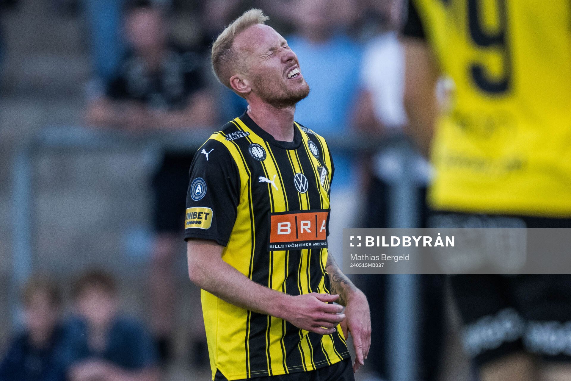 Häckens Mikkel Rygaard Jensen deppar