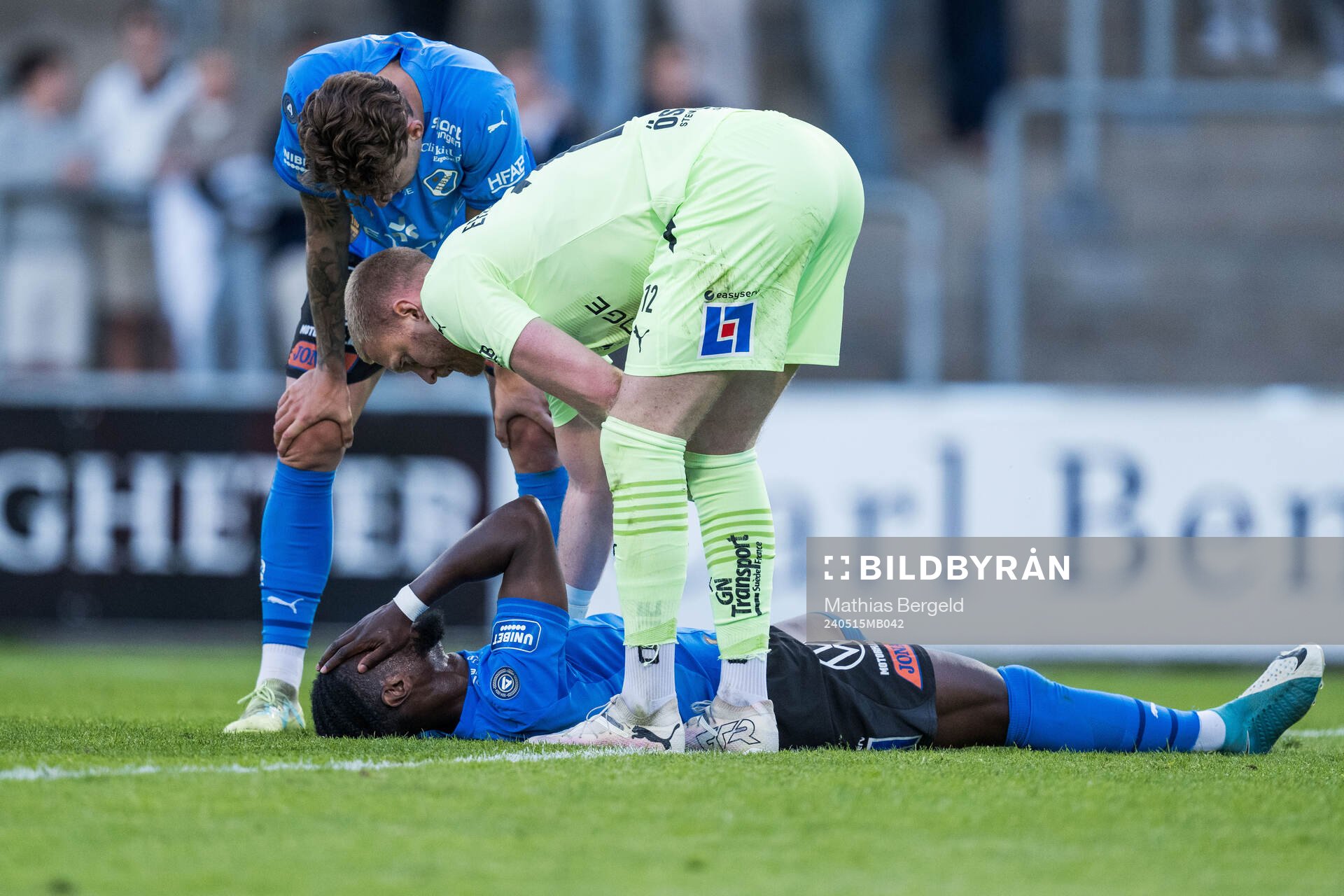 Halmstads Joseph Baffoe har ont och kallas till av Gabriel