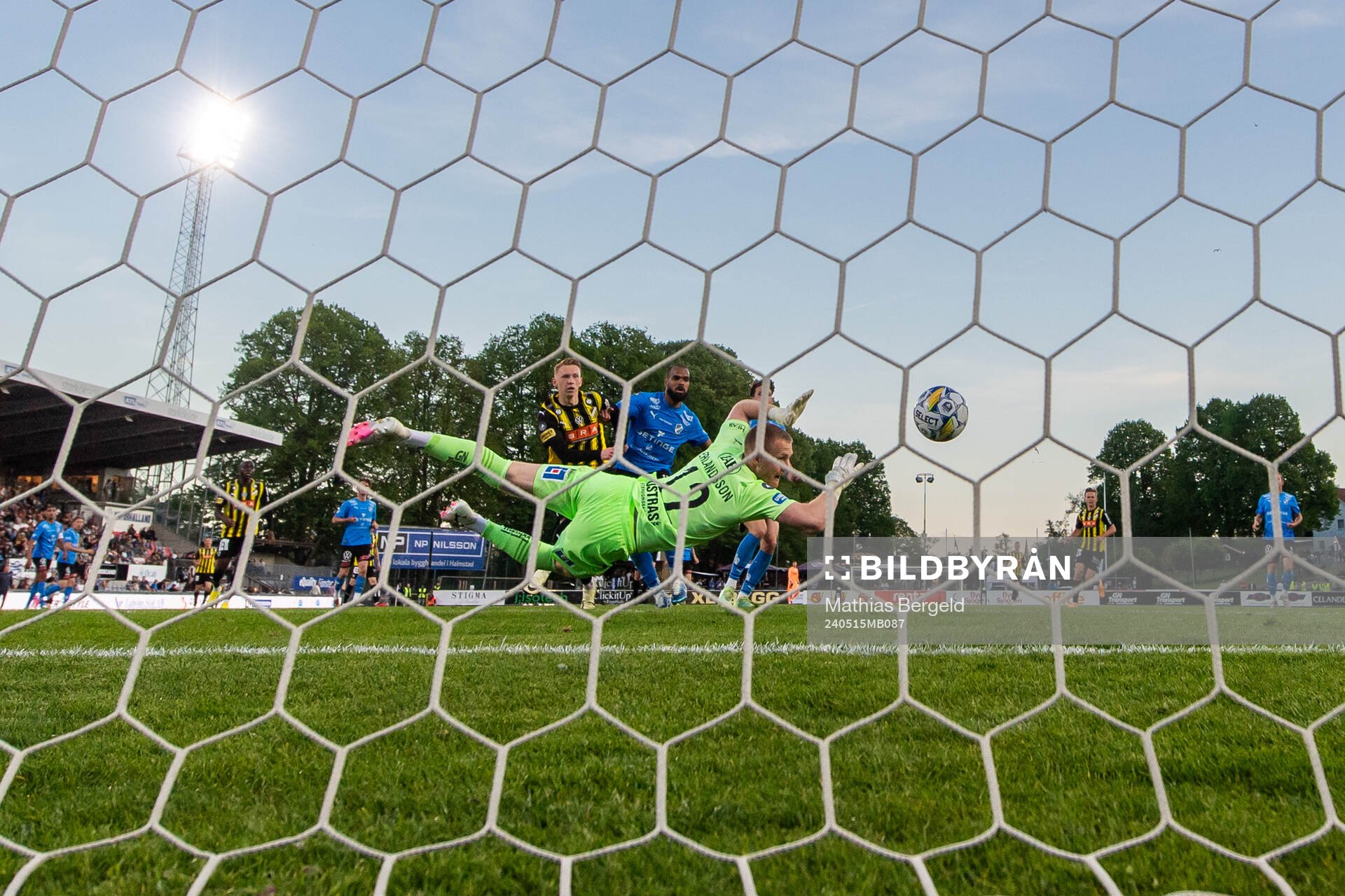 Halmstads målvakt Tim Erlandsson