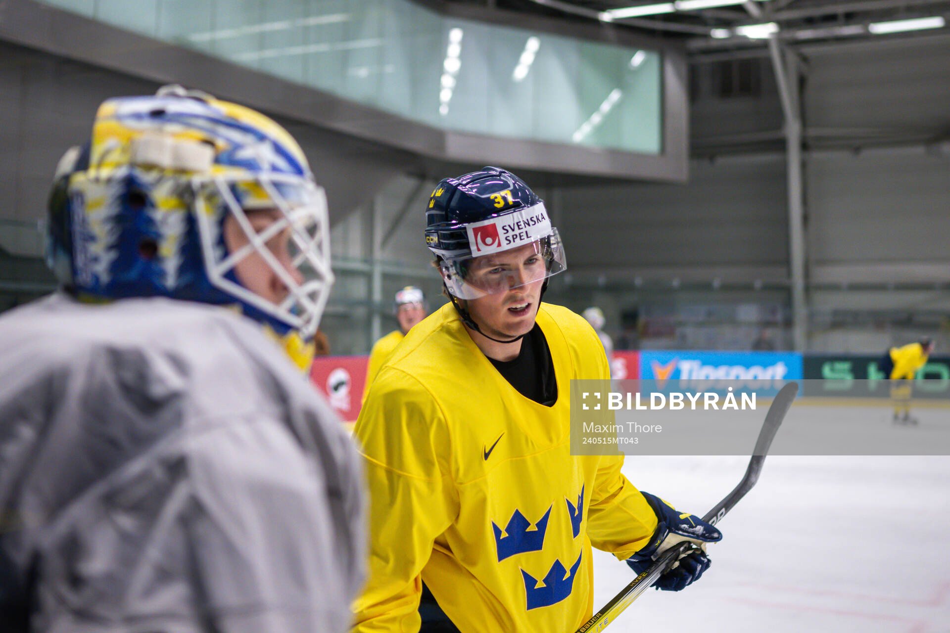 Isac Lundeström of Sweden at a practice session