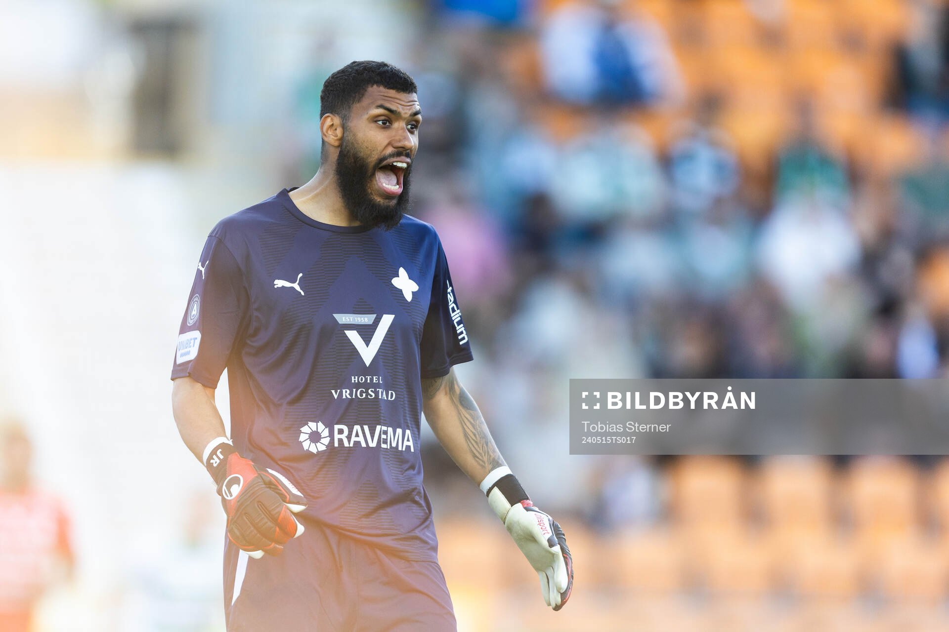 Värnamos målvakt Jonathan Ursin Rasheed