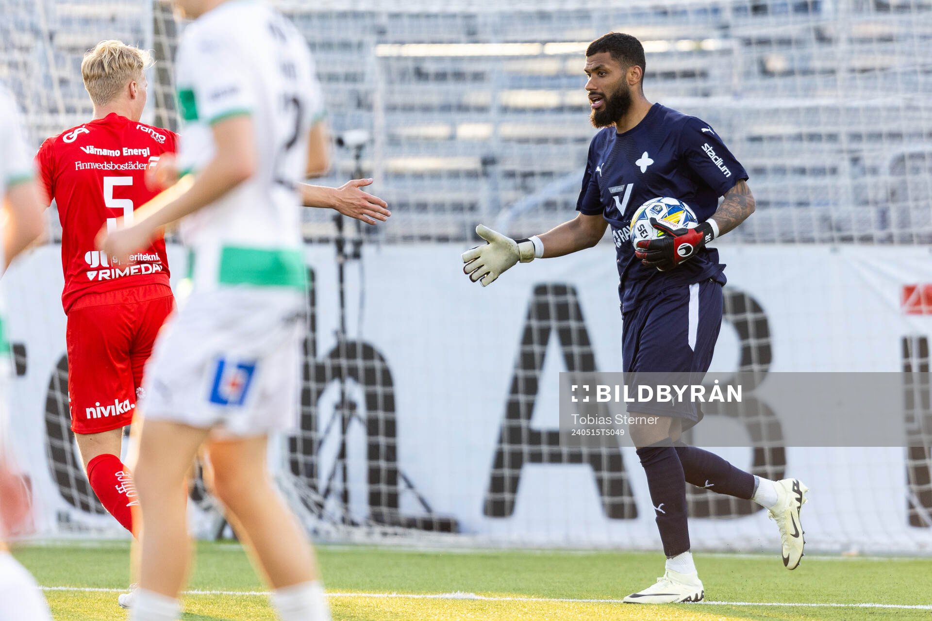 Värnamos målvakt Jonathan Ursin Rasheed