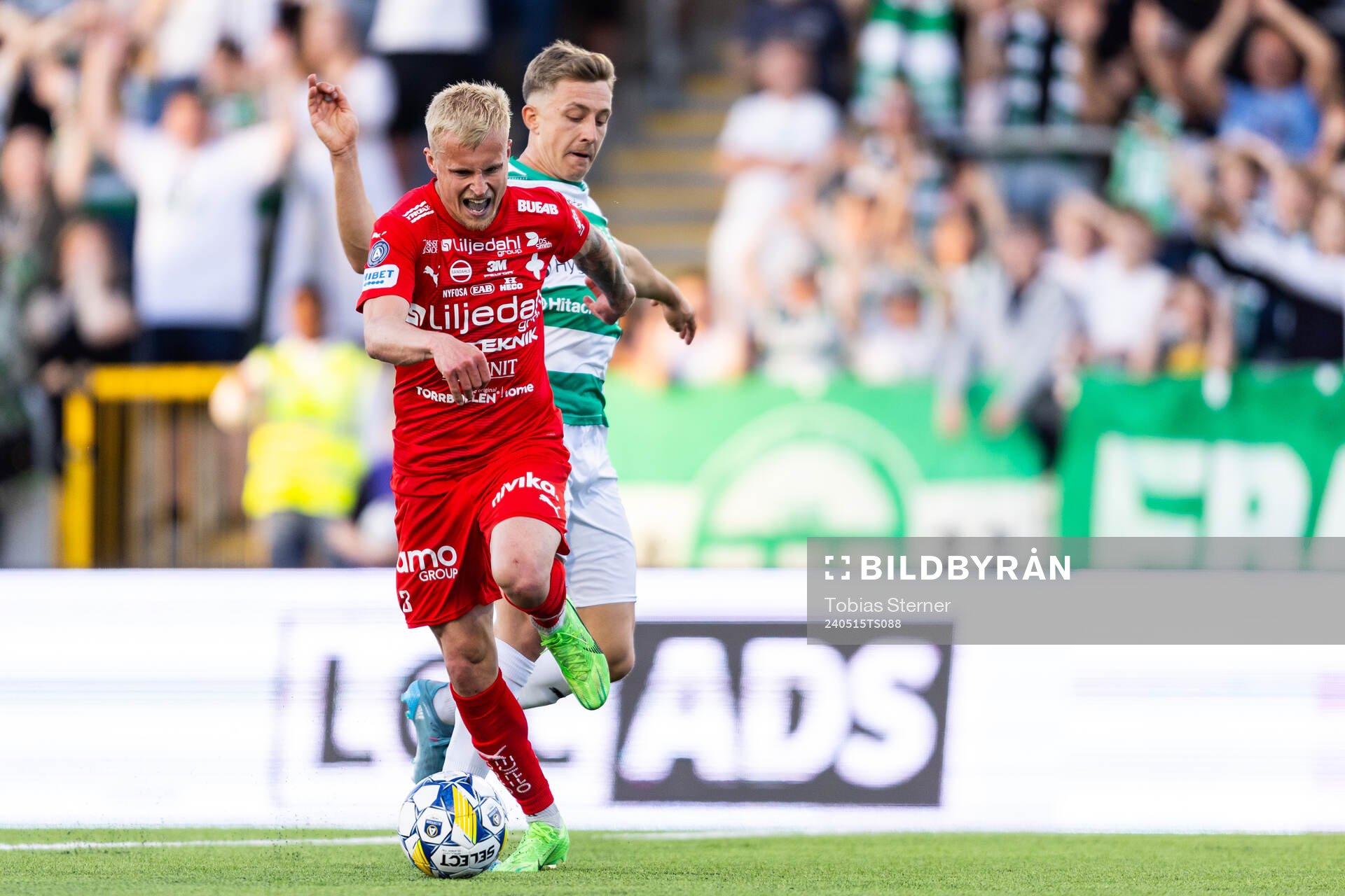 Värnamos Viktor Bergh och Västerås Simon Gefvert