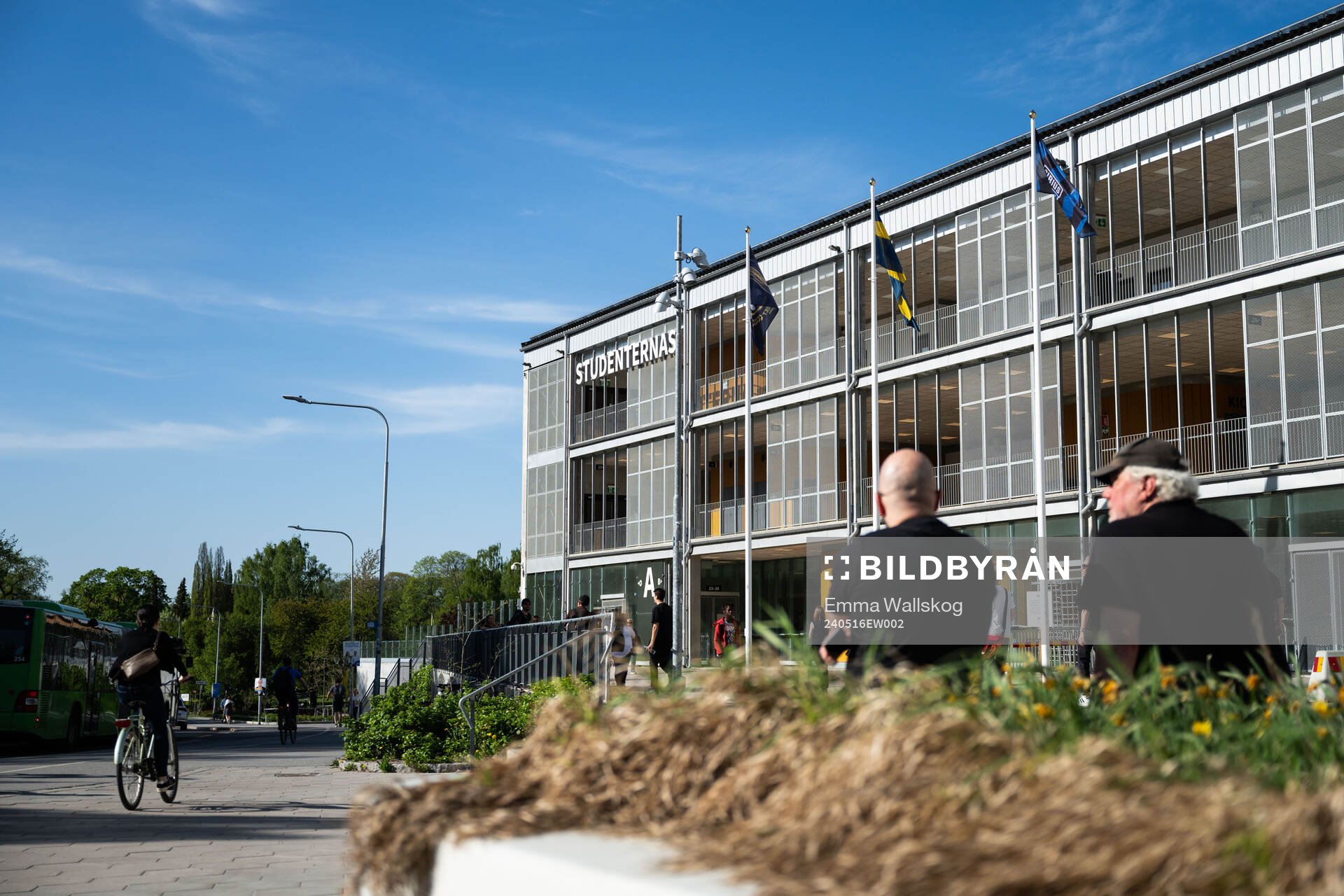 Exteriör vy av Studenternas IP