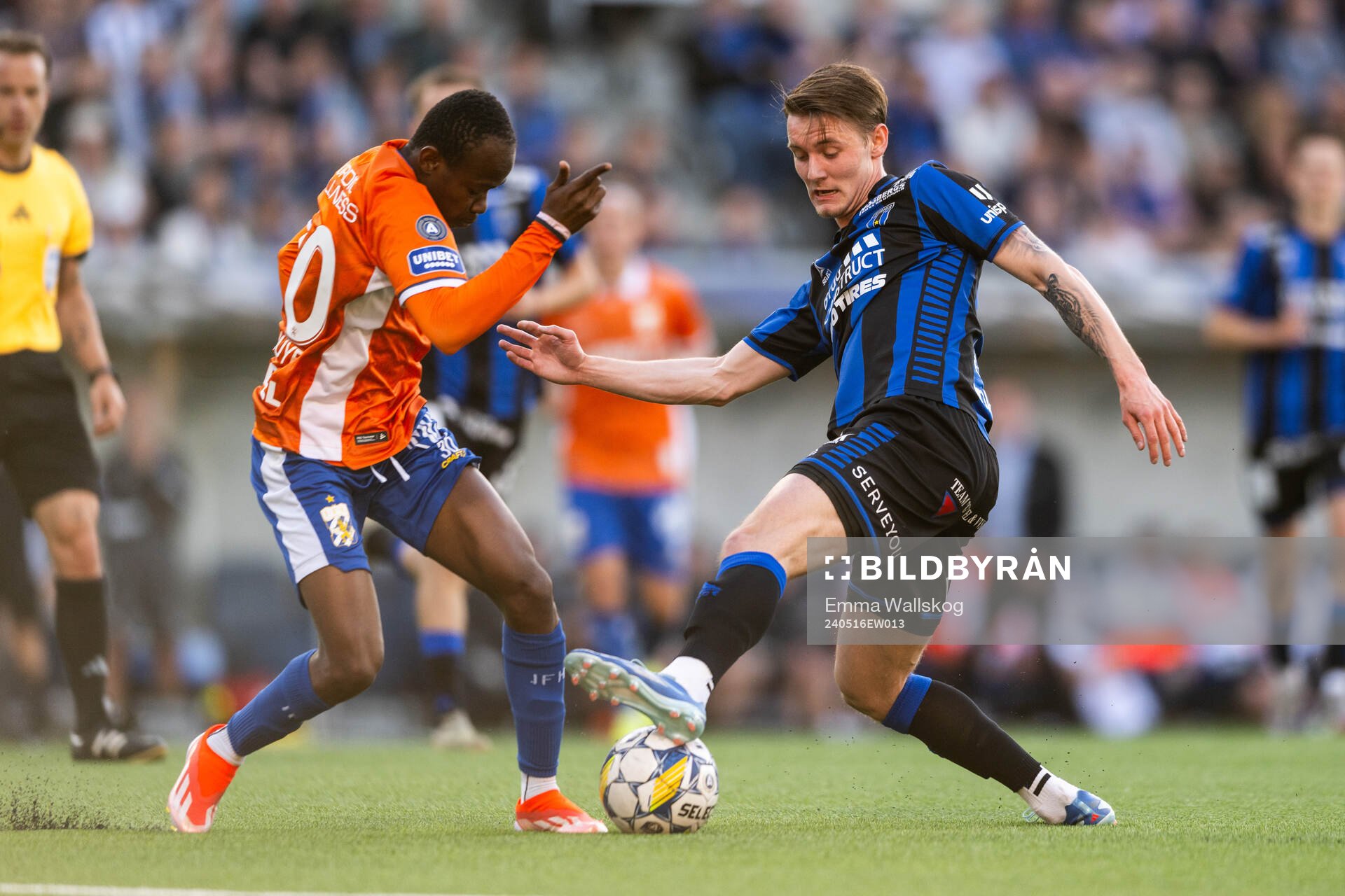 IFK Göteborgs Malick Junior Yalcouye och Sirius Noel