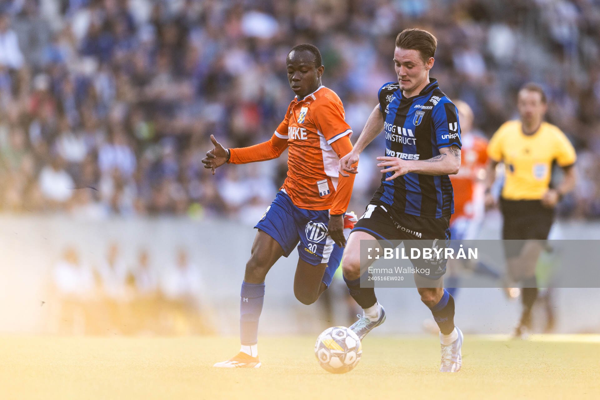 IFK Göteborgs Malick Junior Yalcouye och Sirius Noel