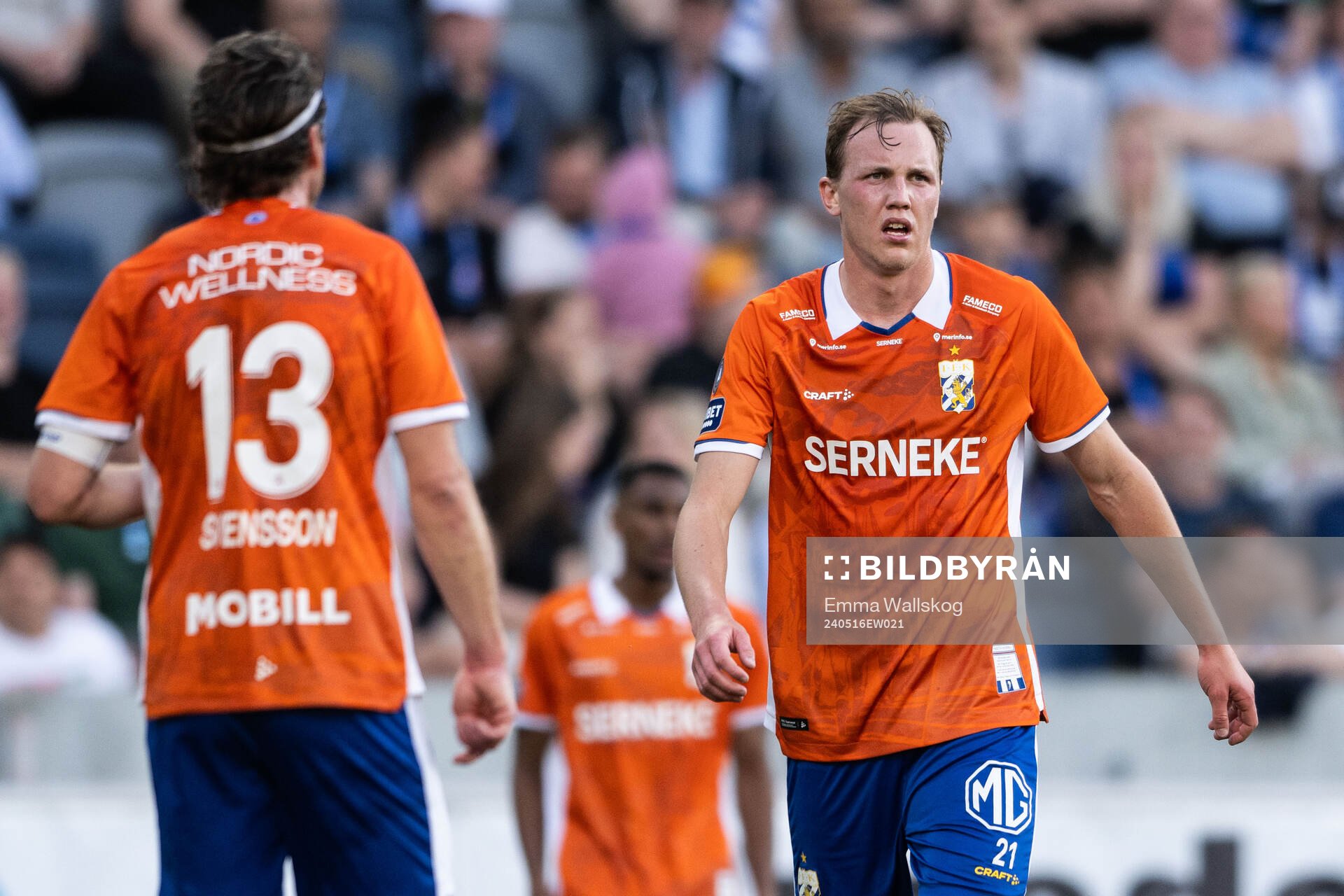 IFK Göteborgs Adam Carlén deppar
