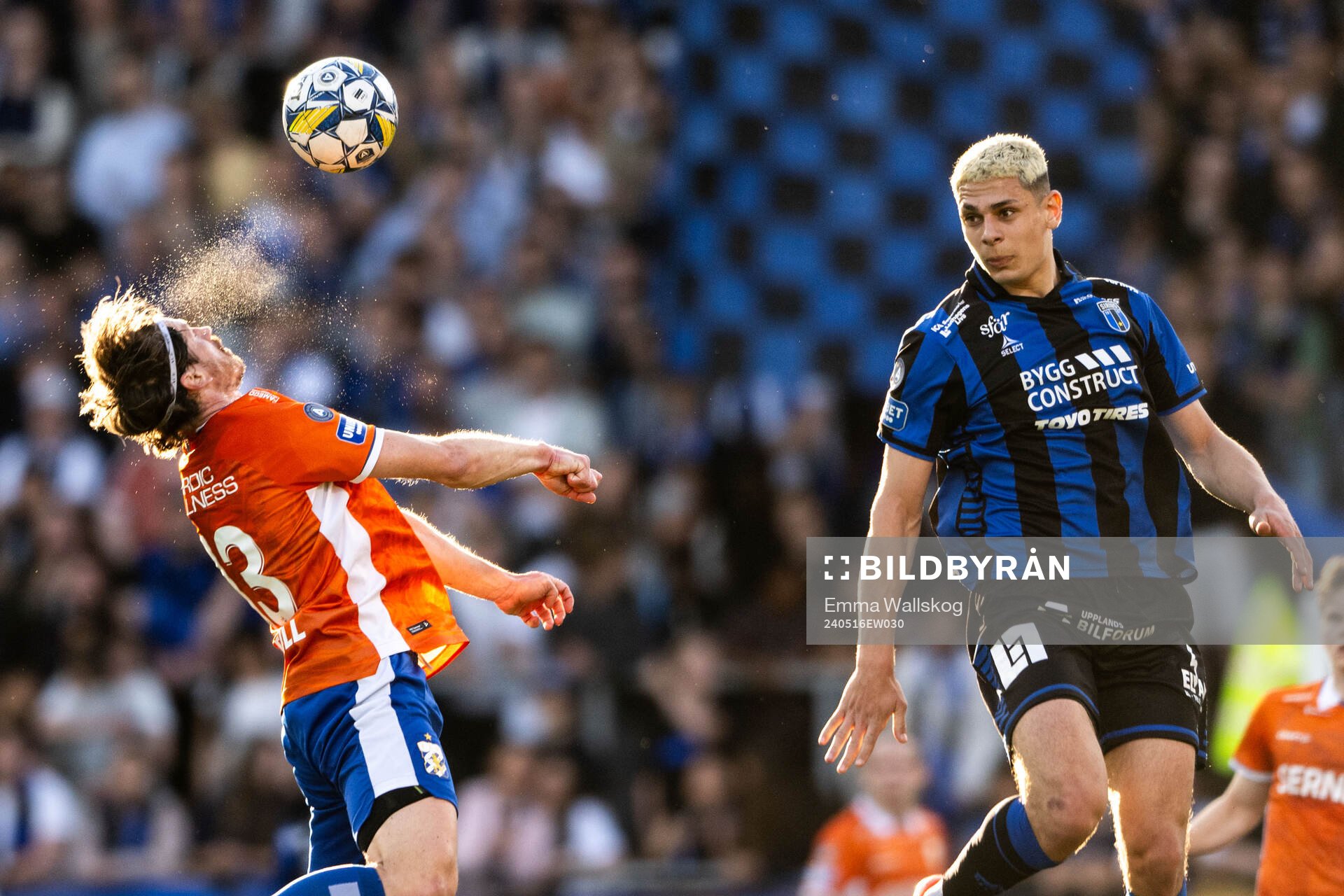IFK Göteborgs Gustav Svensson och Sirius Yousef Salech