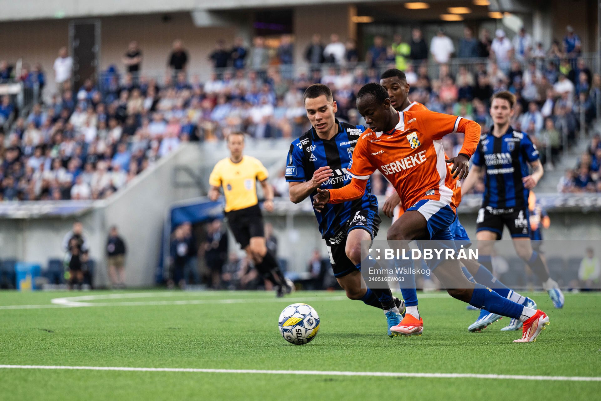 Sirius Leo Walta och IFK Göteborgs Malick Junior Yalcouye