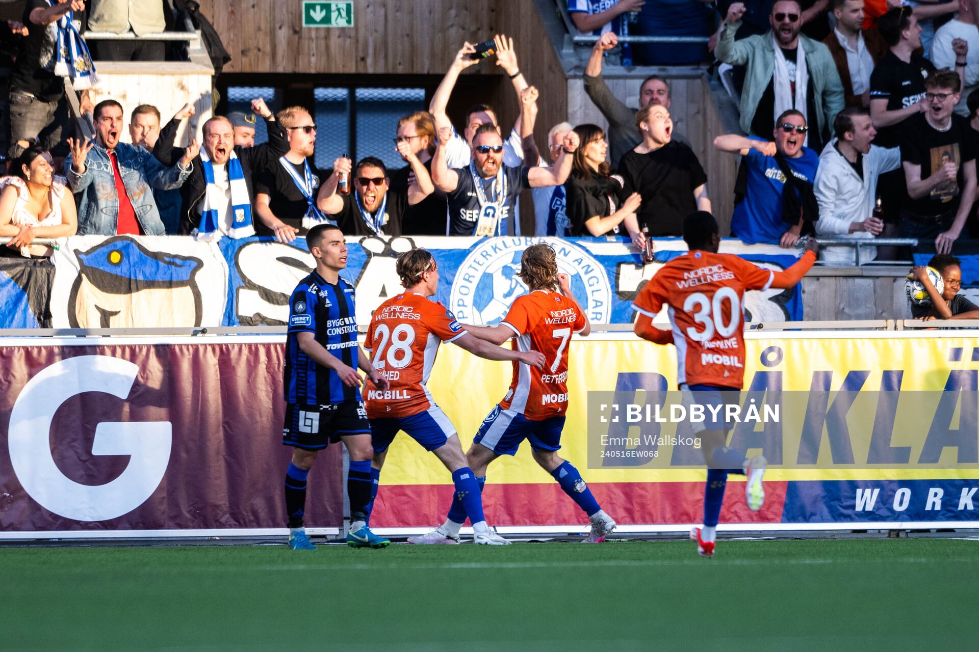 IFK Göteborgs Oscar Pettersson, Lucas Kåhed och Malick