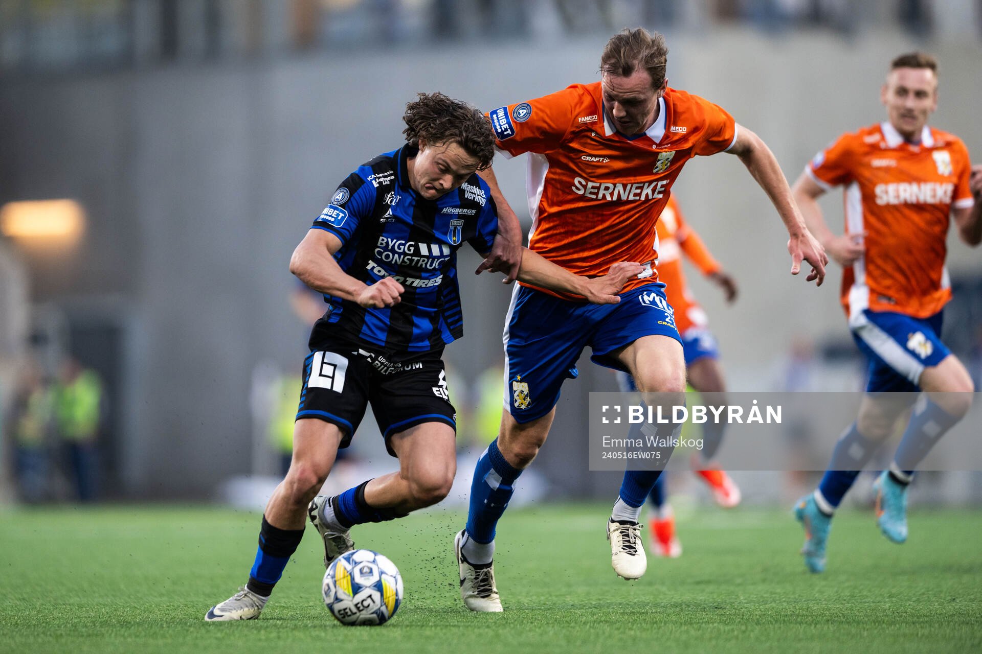 Sirius Herman Sjögrell och IFK Göteborgs Adam Carlén