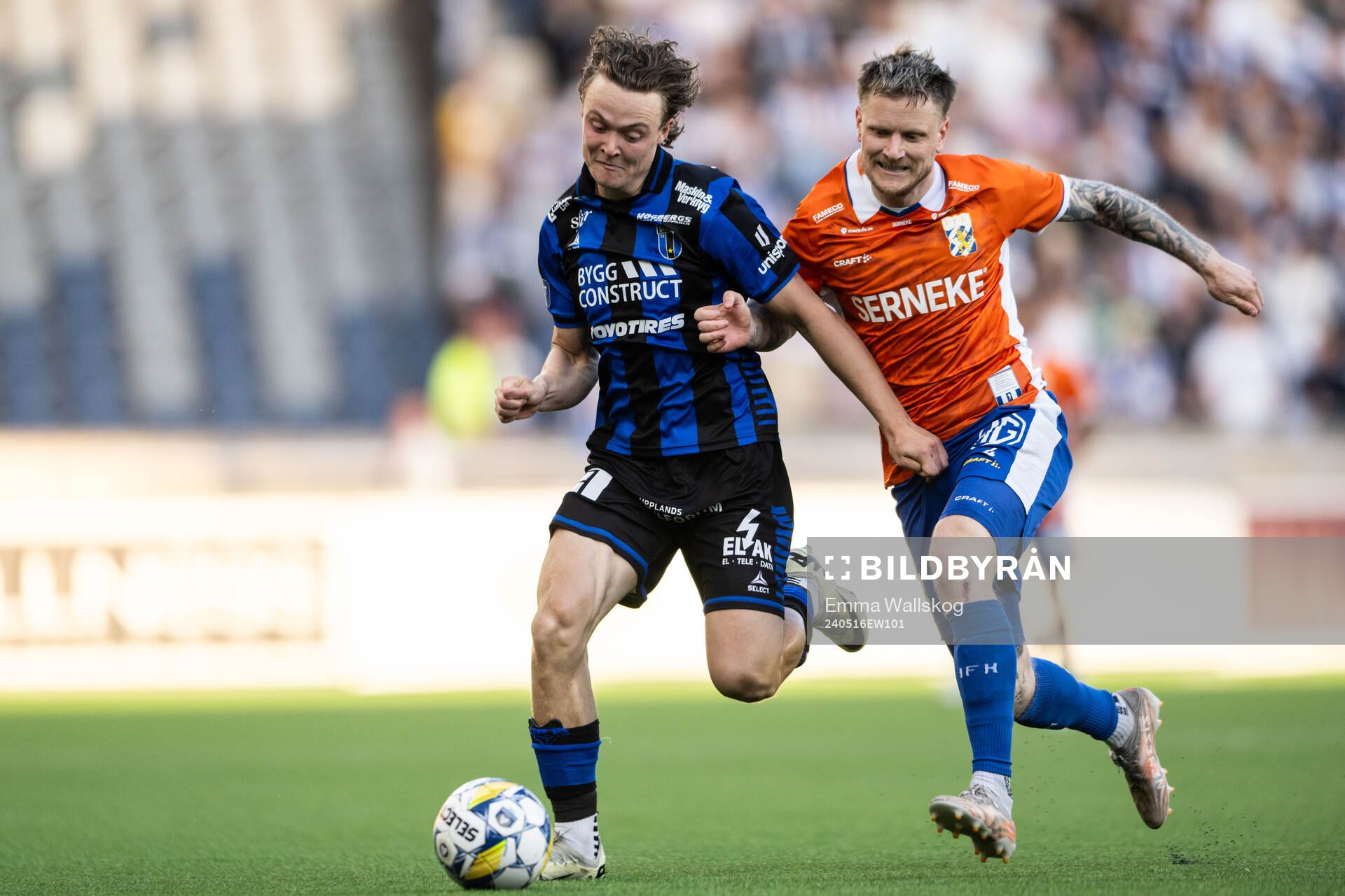 Sirius Herman Sjögrell och IFK Göteborgs Mattias Johansson