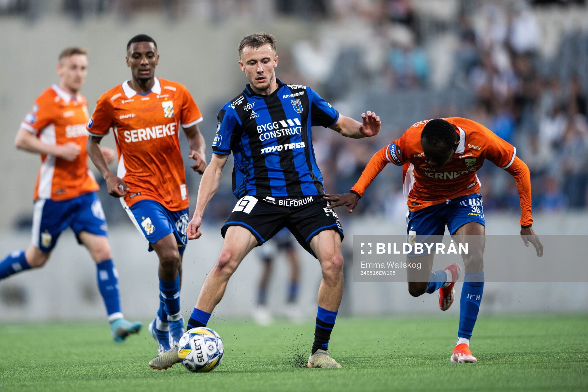 Sirius Melker Heier och IFK Göteborgs Malick Junior
