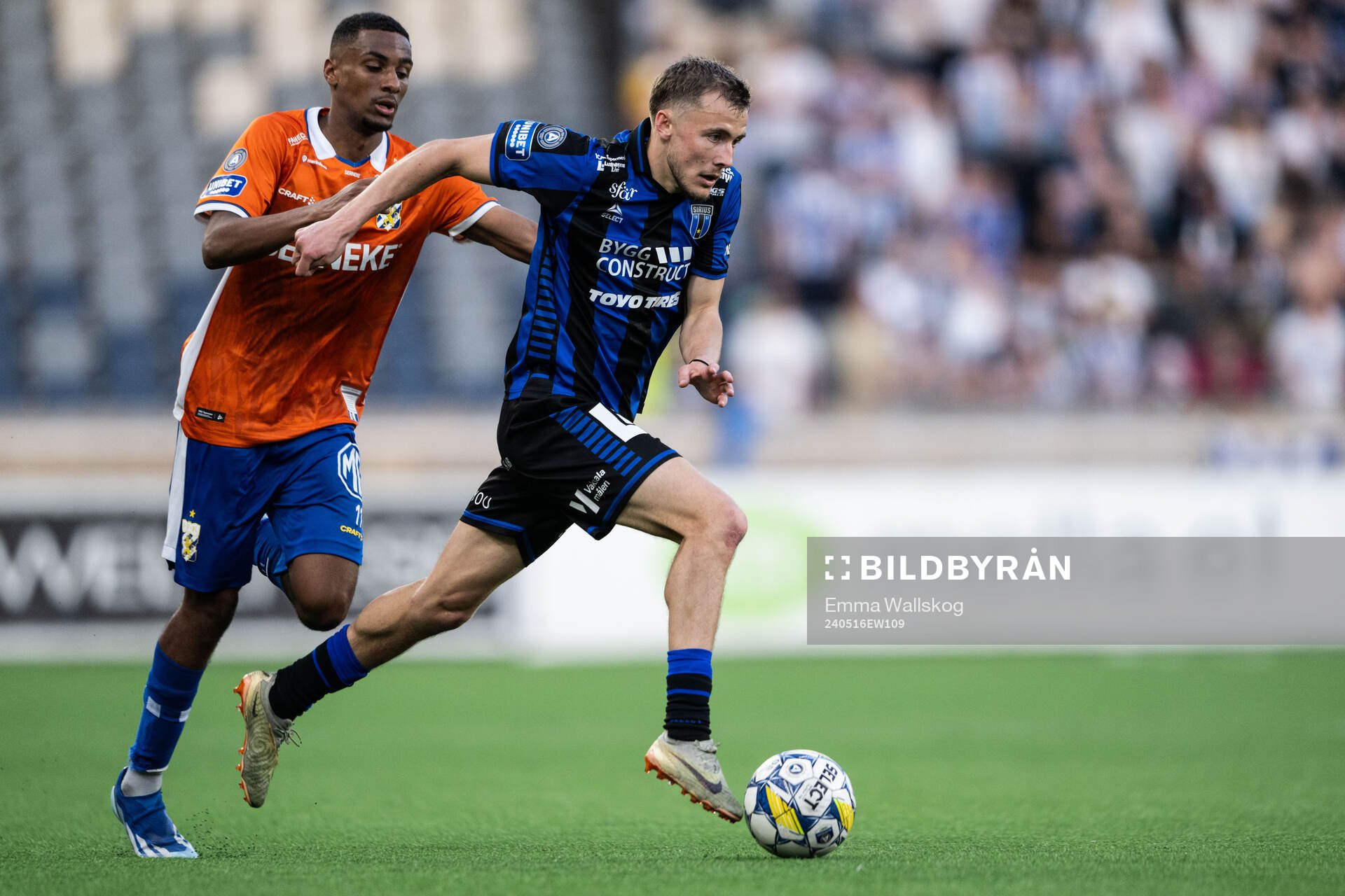 IFK Göteborgs Paulos Abraham och Sirius Melker Heier