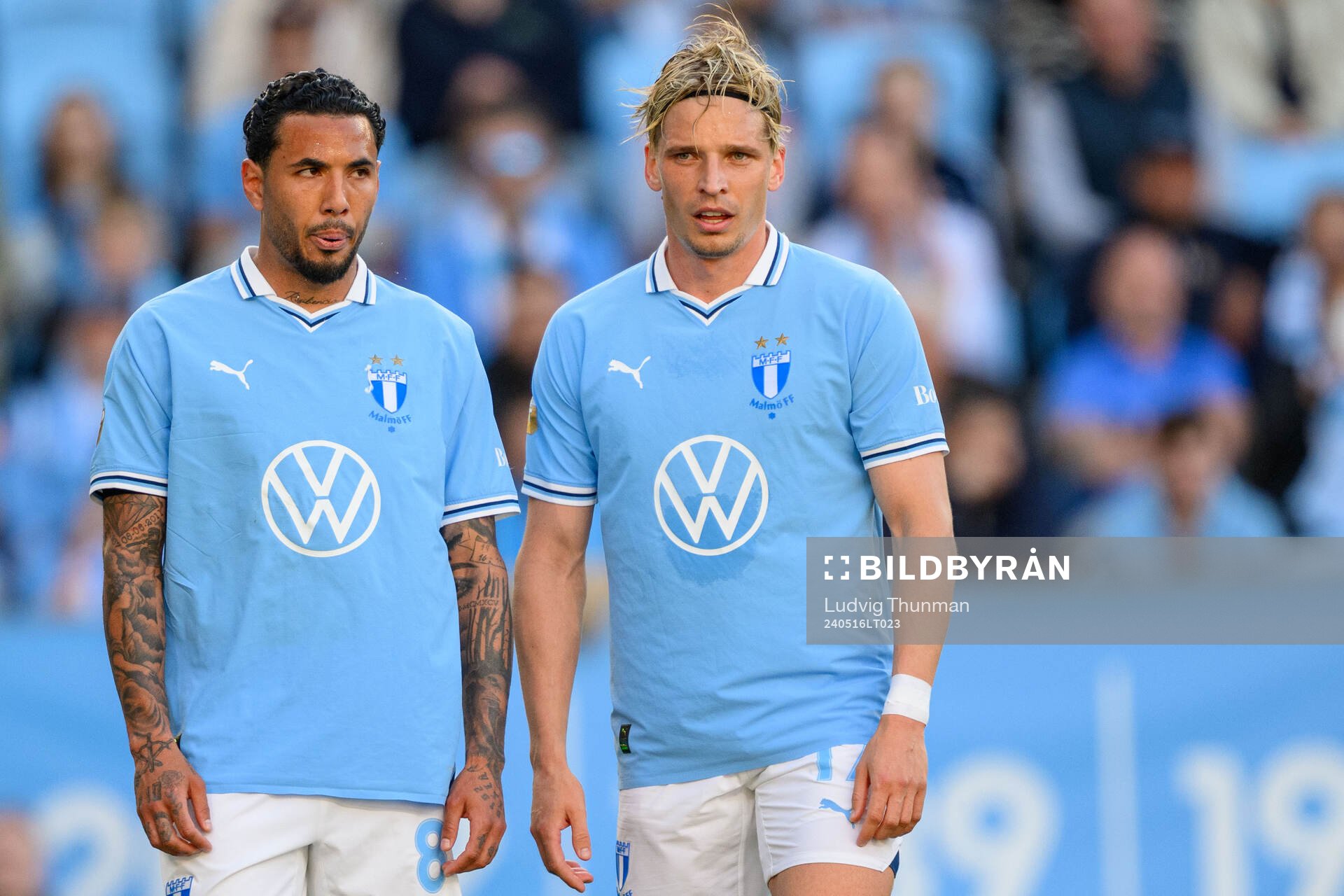 Malmö FFs Sergio Pena och Jens Stryger Larsen