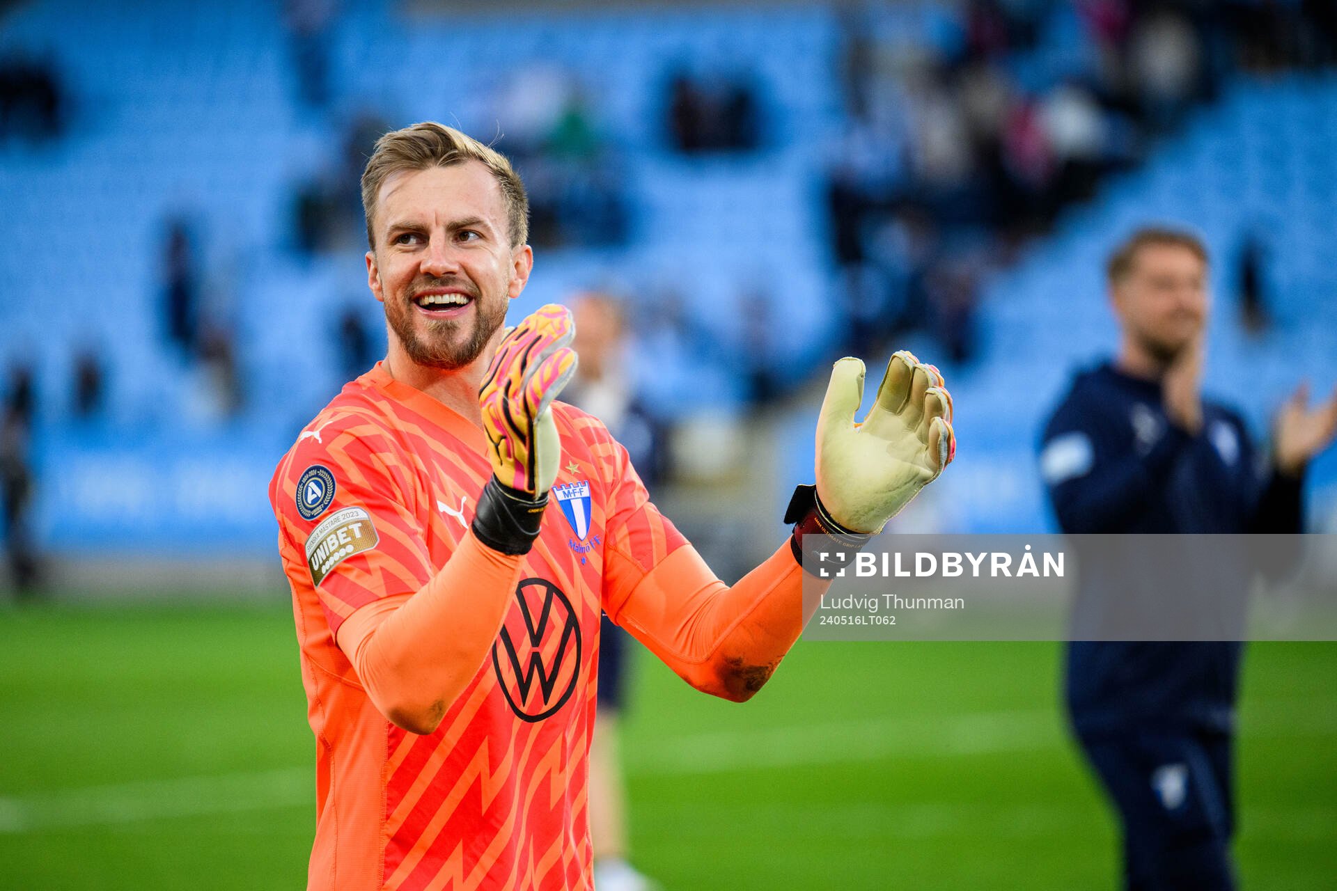 Malmö FFs målvakt Ricardo Friedrich jublar