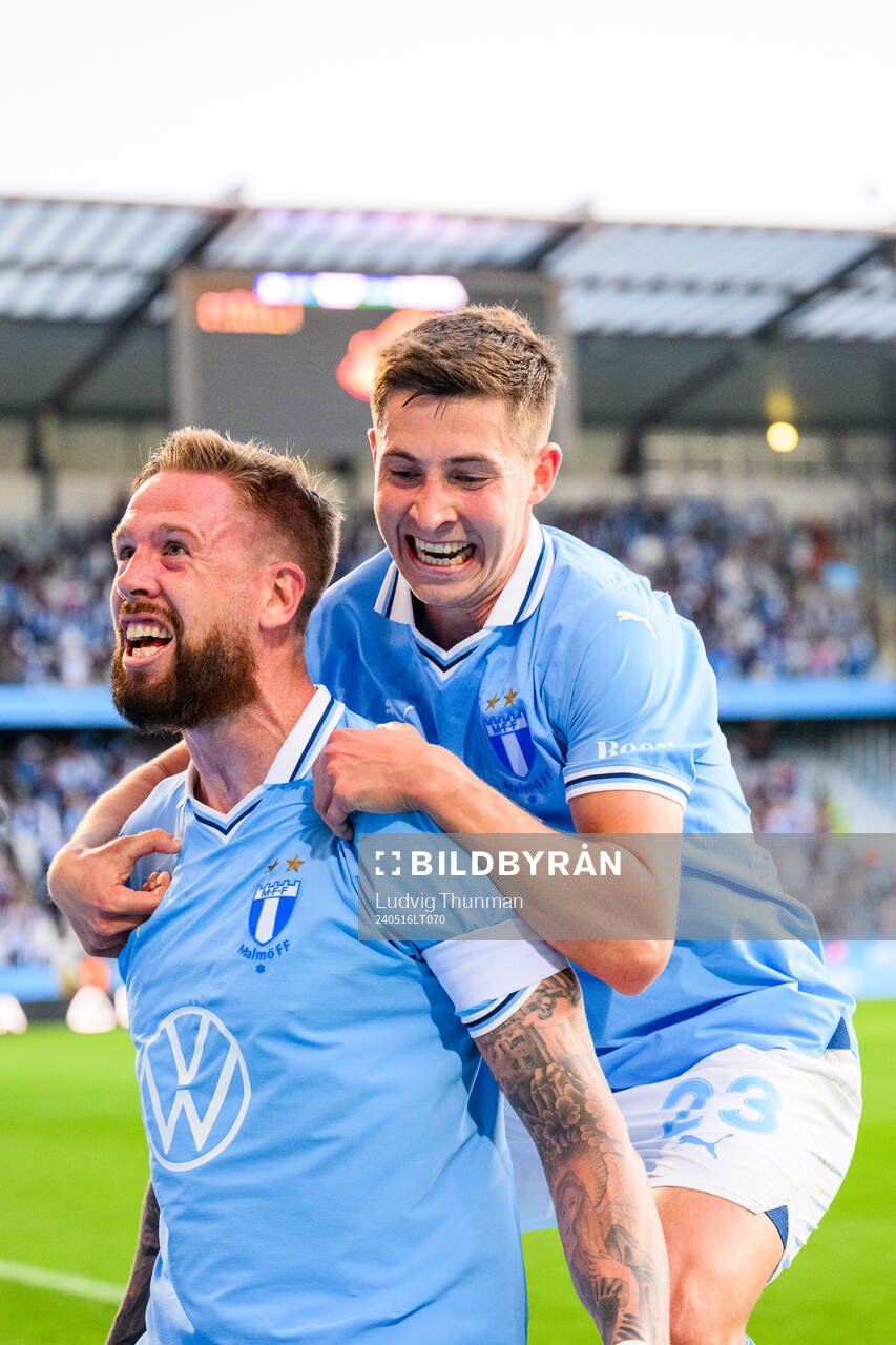 Malmö FFs Pontus Jansson jublar