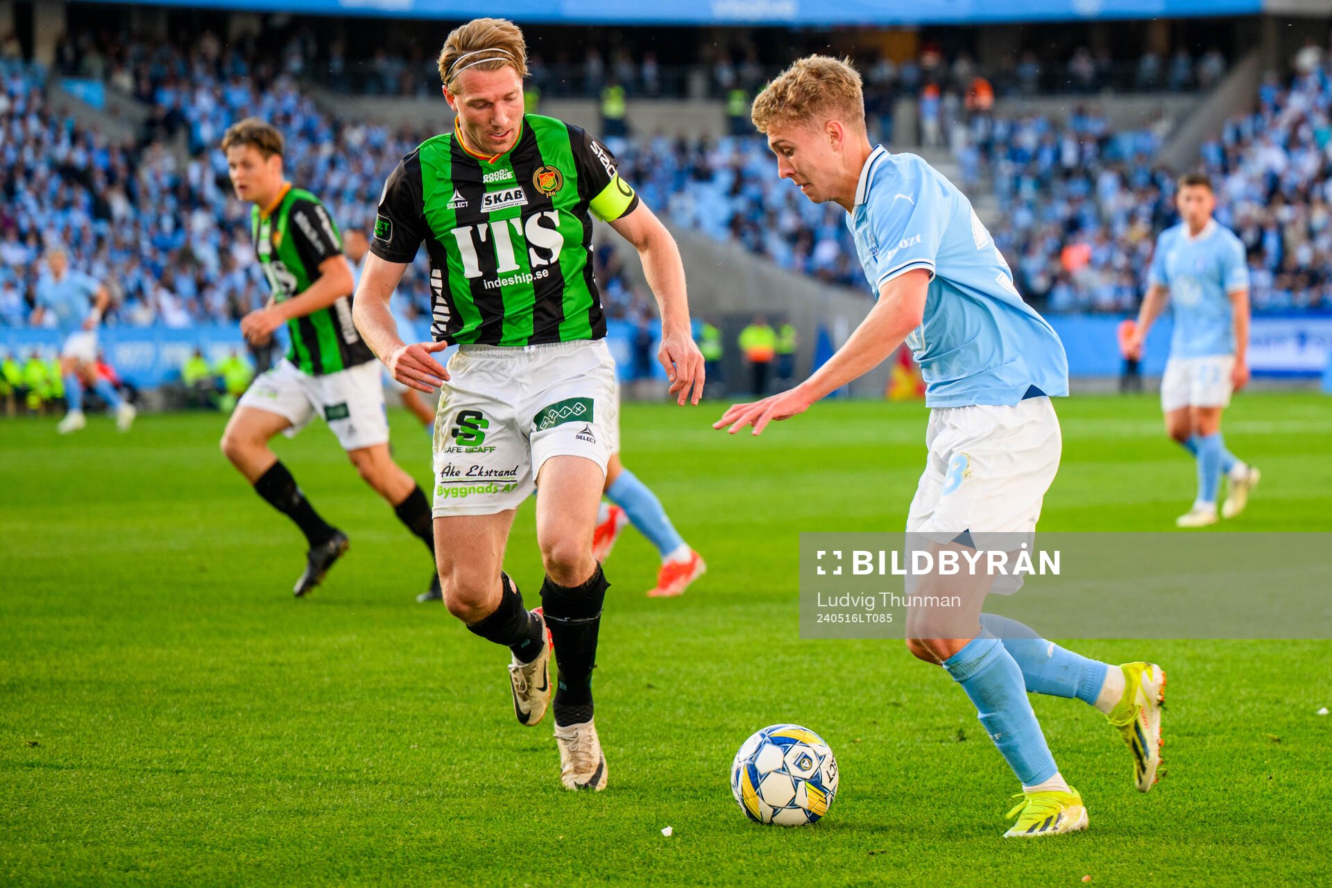 Malmö FFs Hugo Bolin och GAIS August Wängberg