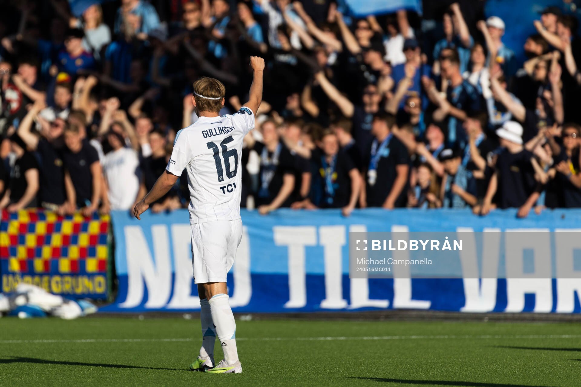 Djurgårdens Tobias Gulliksen jublar