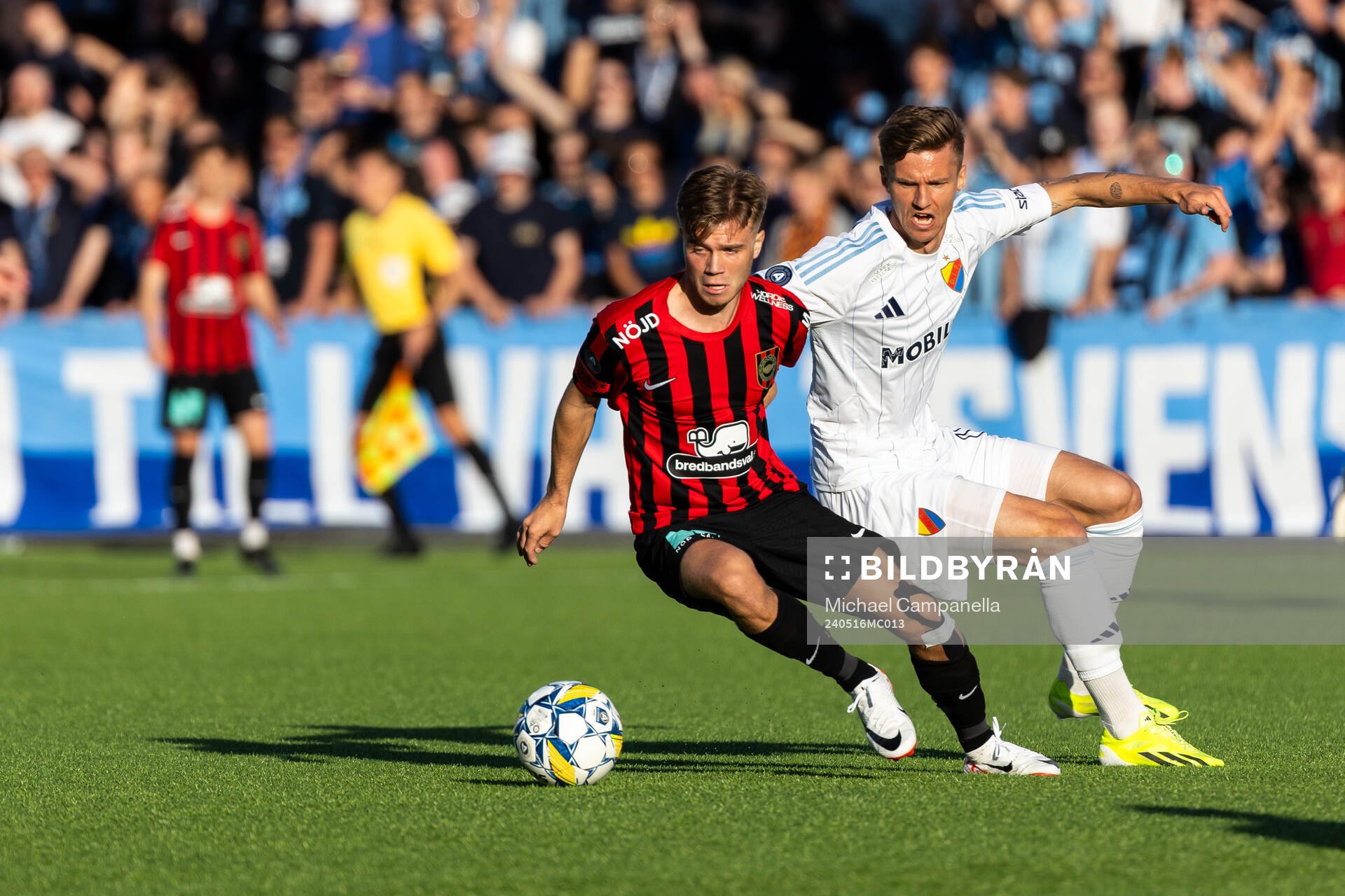 Brommapojkarnas Wilmer Odefalk och Djurgårdens Samuel