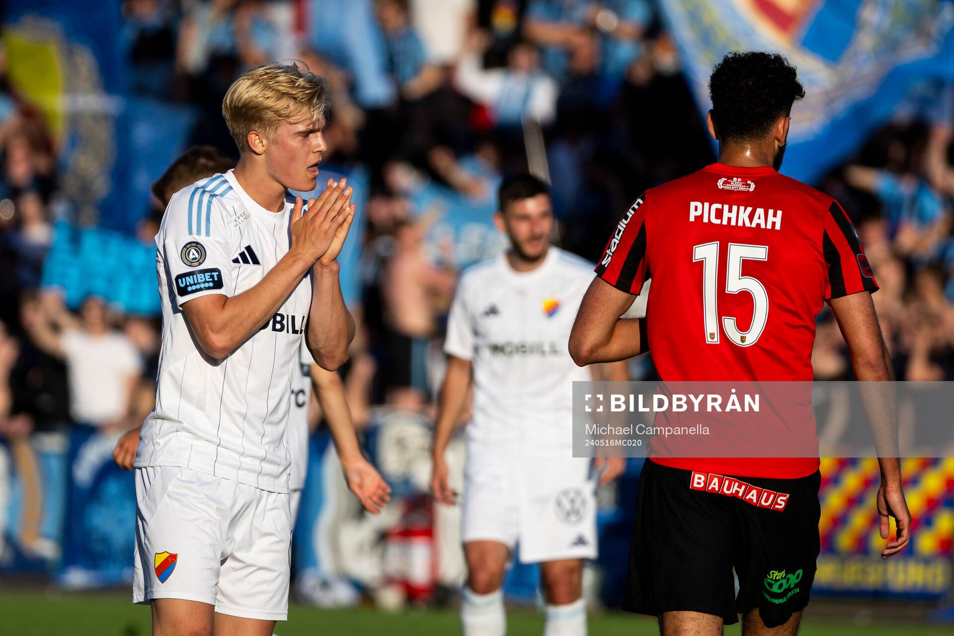 Djurgårdens Lucas Bergvall deppar