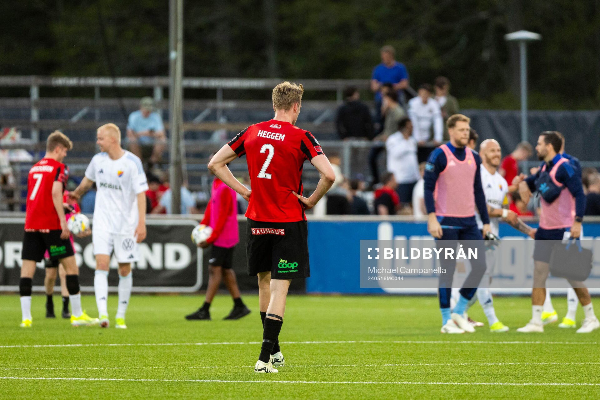 Brommapojkarnas Torbjörn Lysaker Heggem deppar
