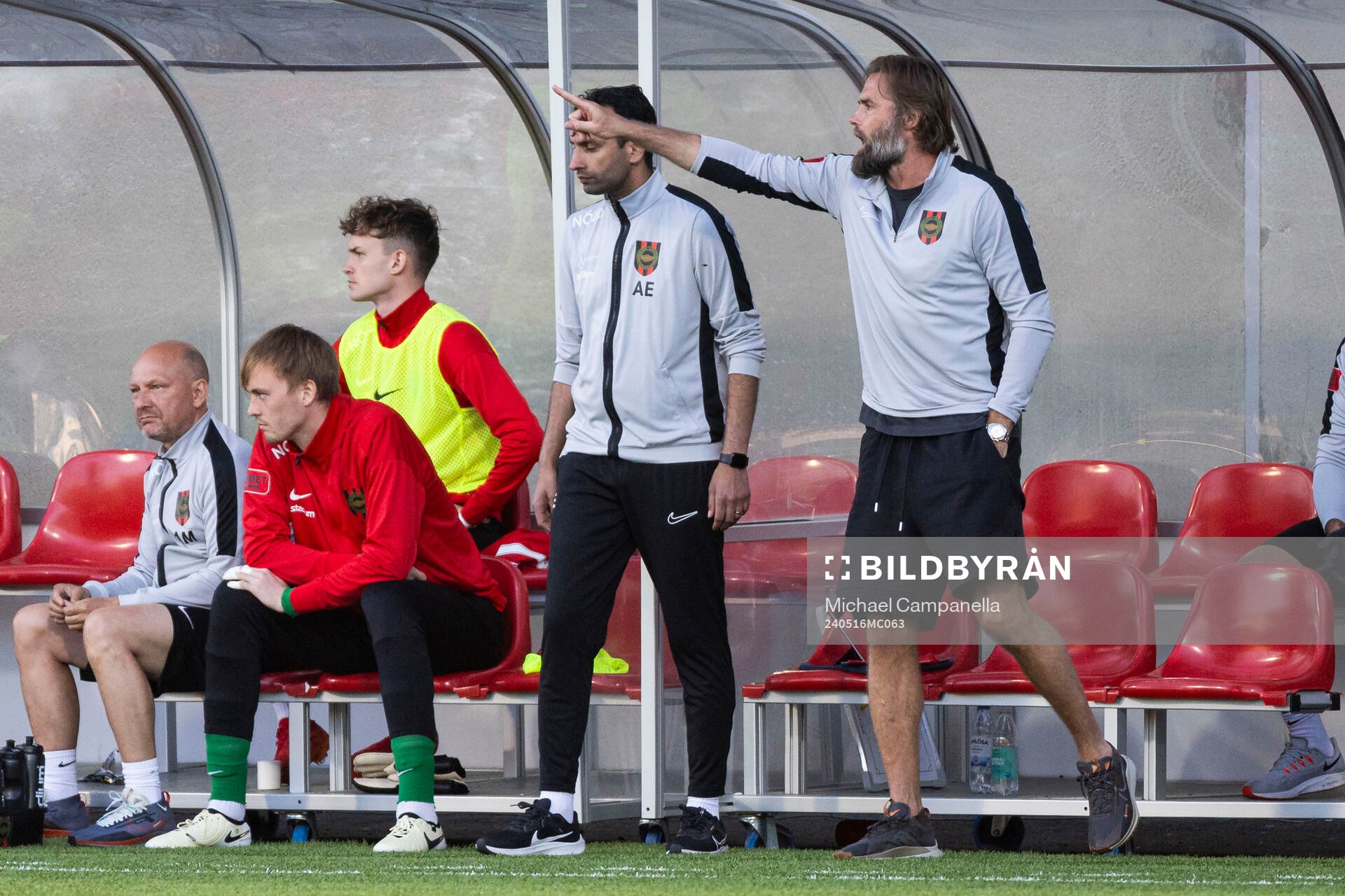Brommapojkarnas tränare Olof Mellberg