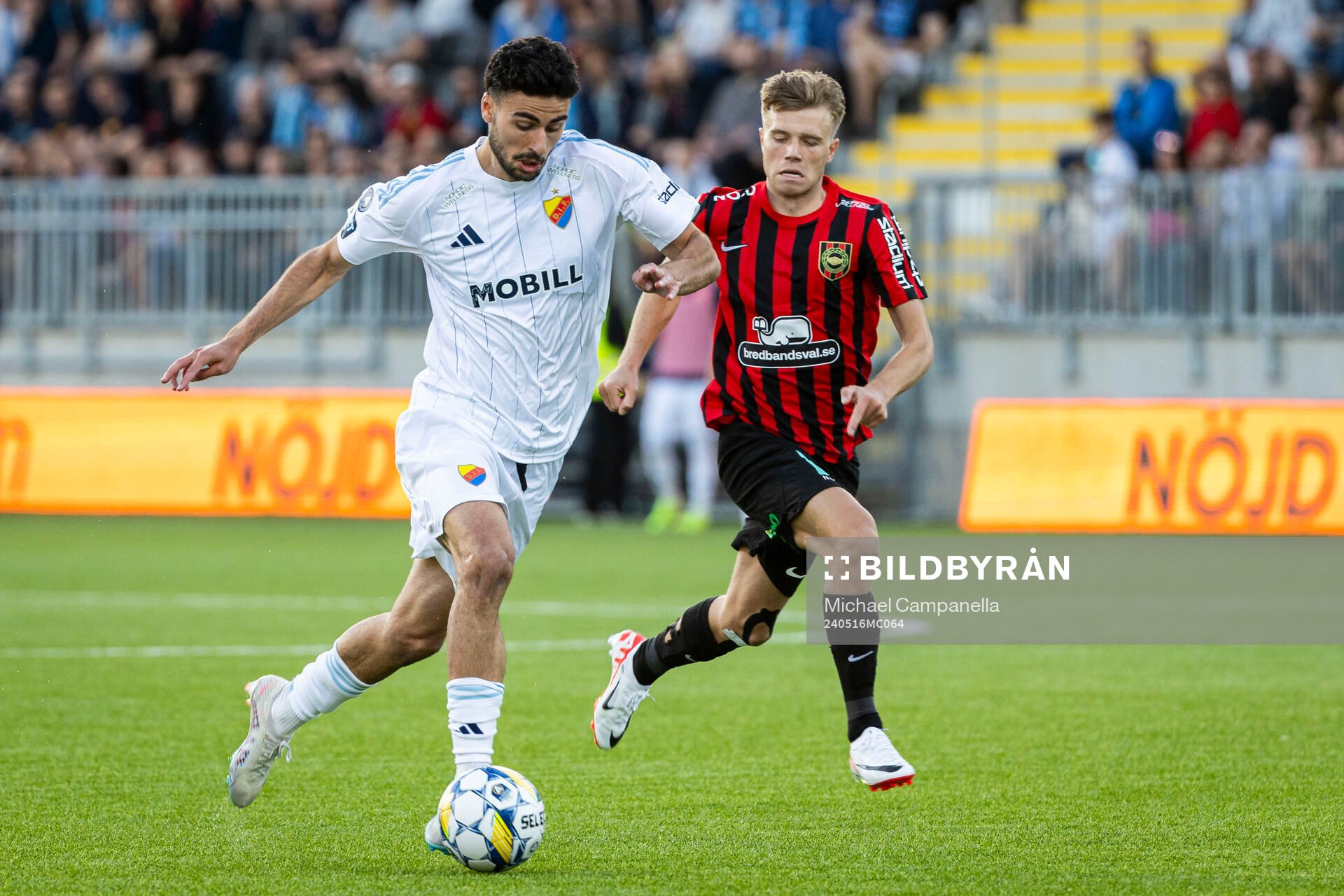 Djurgårdens Samuel Leach Holm och Brommapojkarnas Rasmus