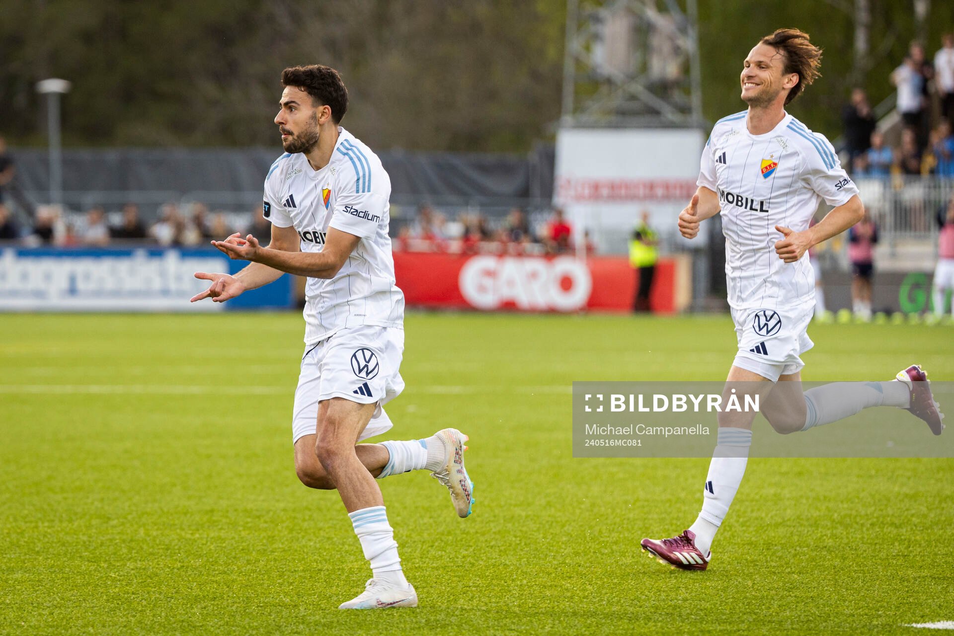 Djurgårdens Deniz Hummet jublar