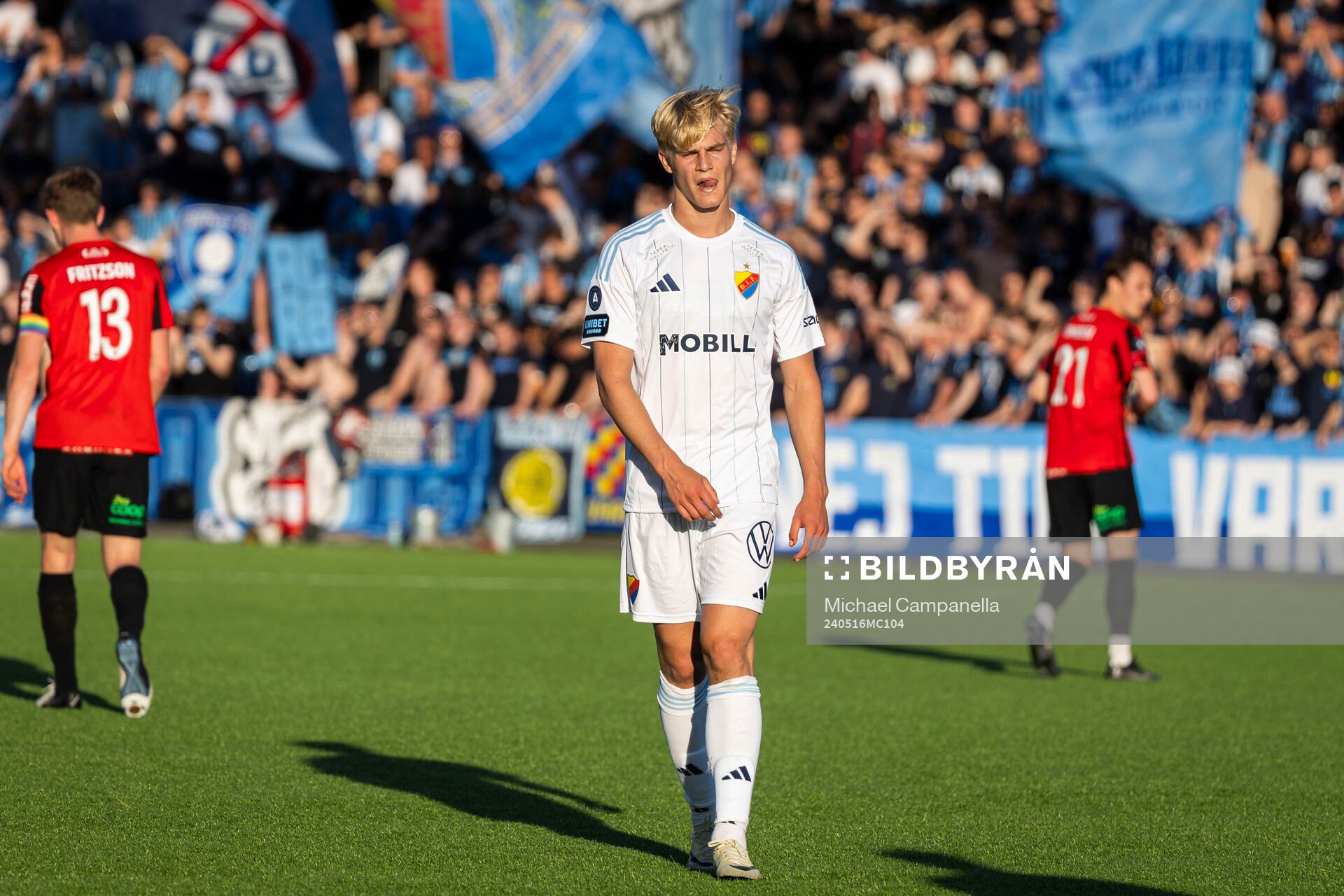 Djurgårdens Lucas Bergvall deppar