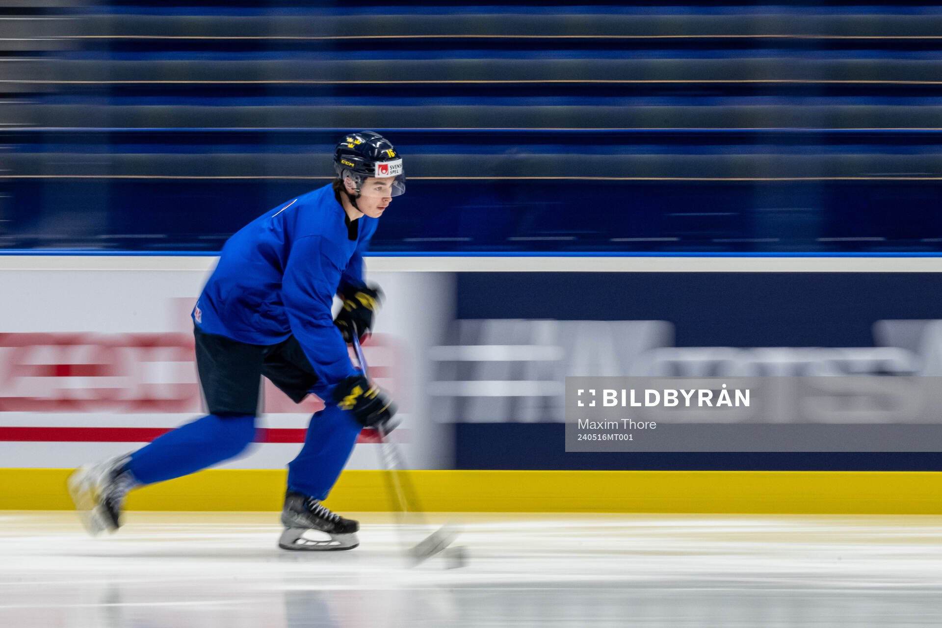 Felix Unger Sörum of Sweden at a practice session