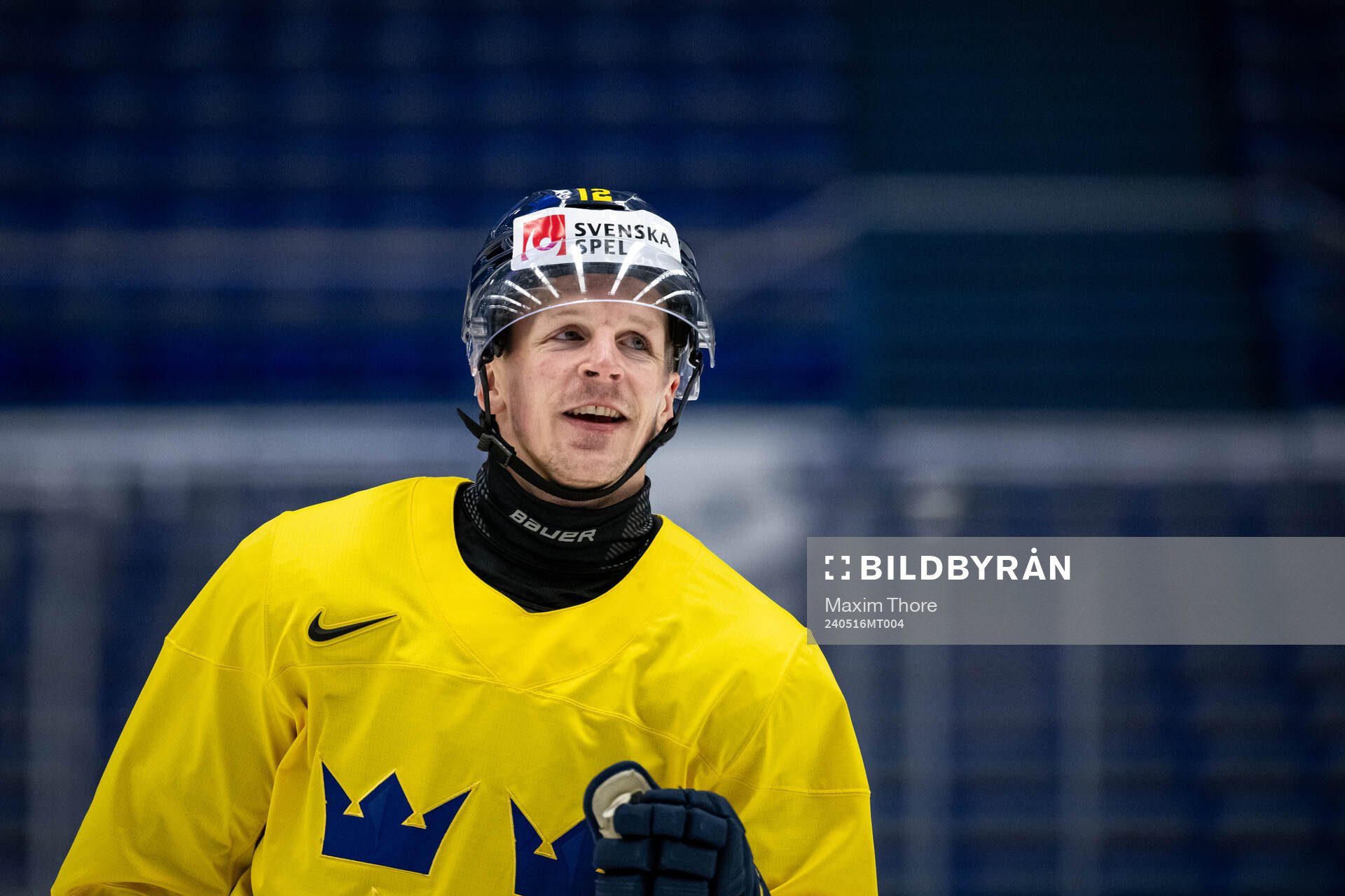 Max Friberg of Sweden at a practice session