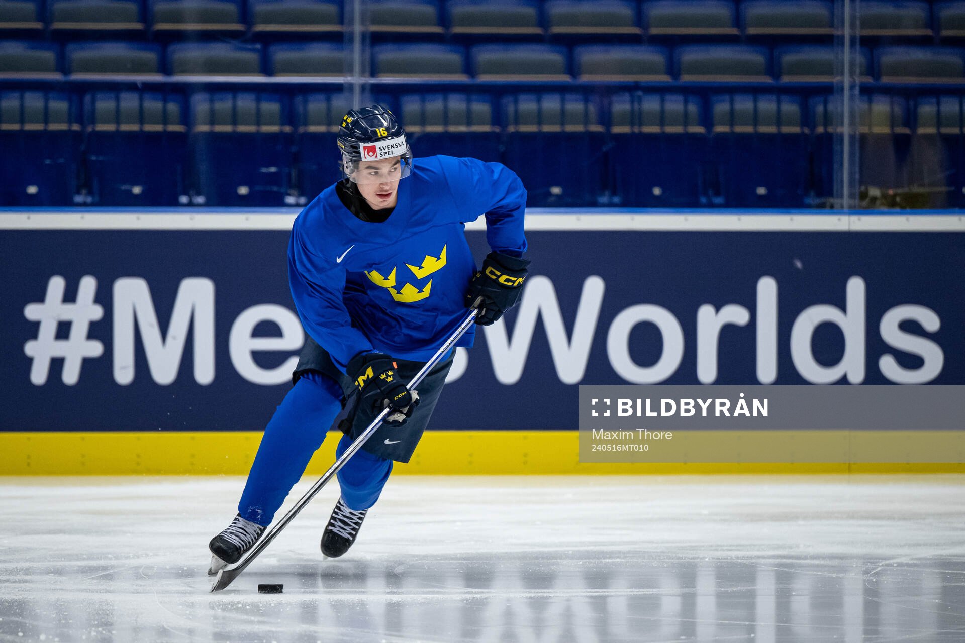 Felix Unger Sörum of Sweden at a practice session