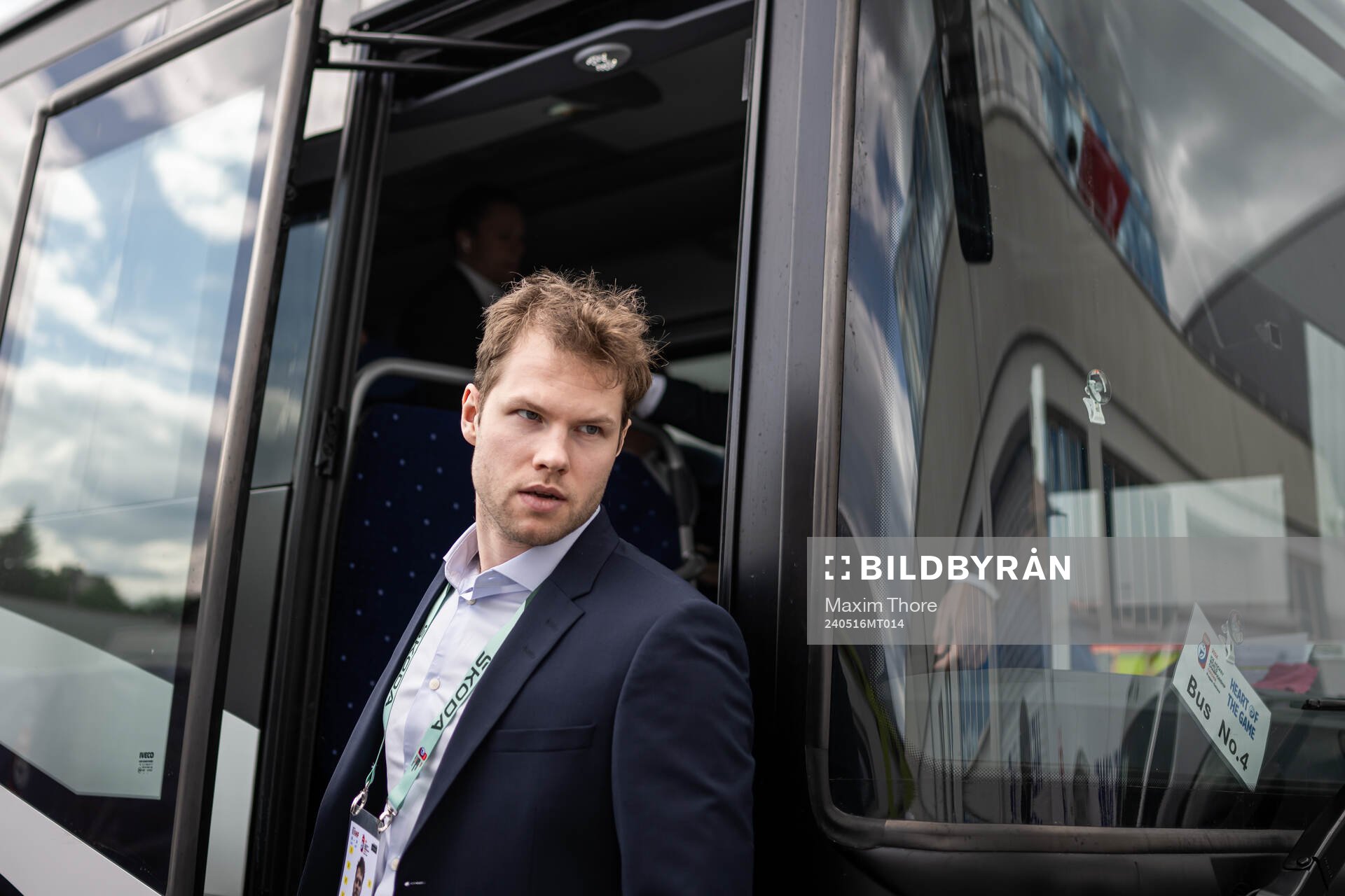 Goaltender Filip Gustavsson of Sweden