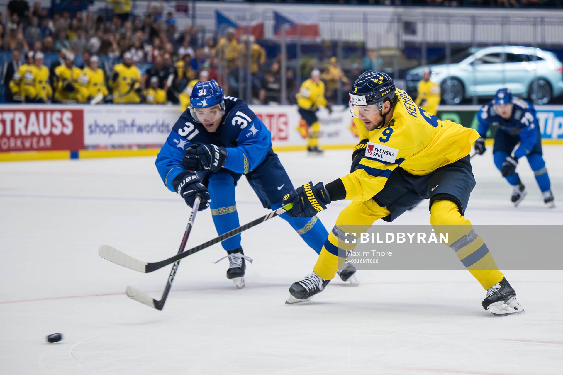 Artyom Korolyov of Kazakhstan and Adrian Kempe of Sweden