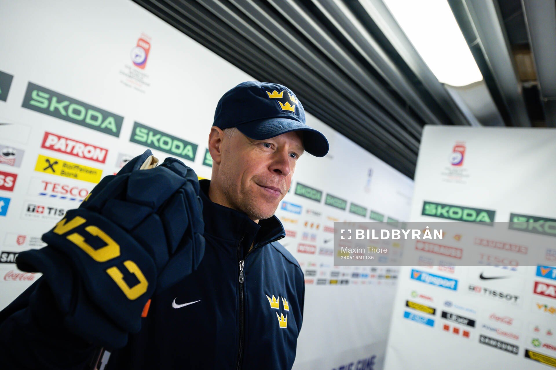 Assistant coach Nicklas Rahm of Sweden
