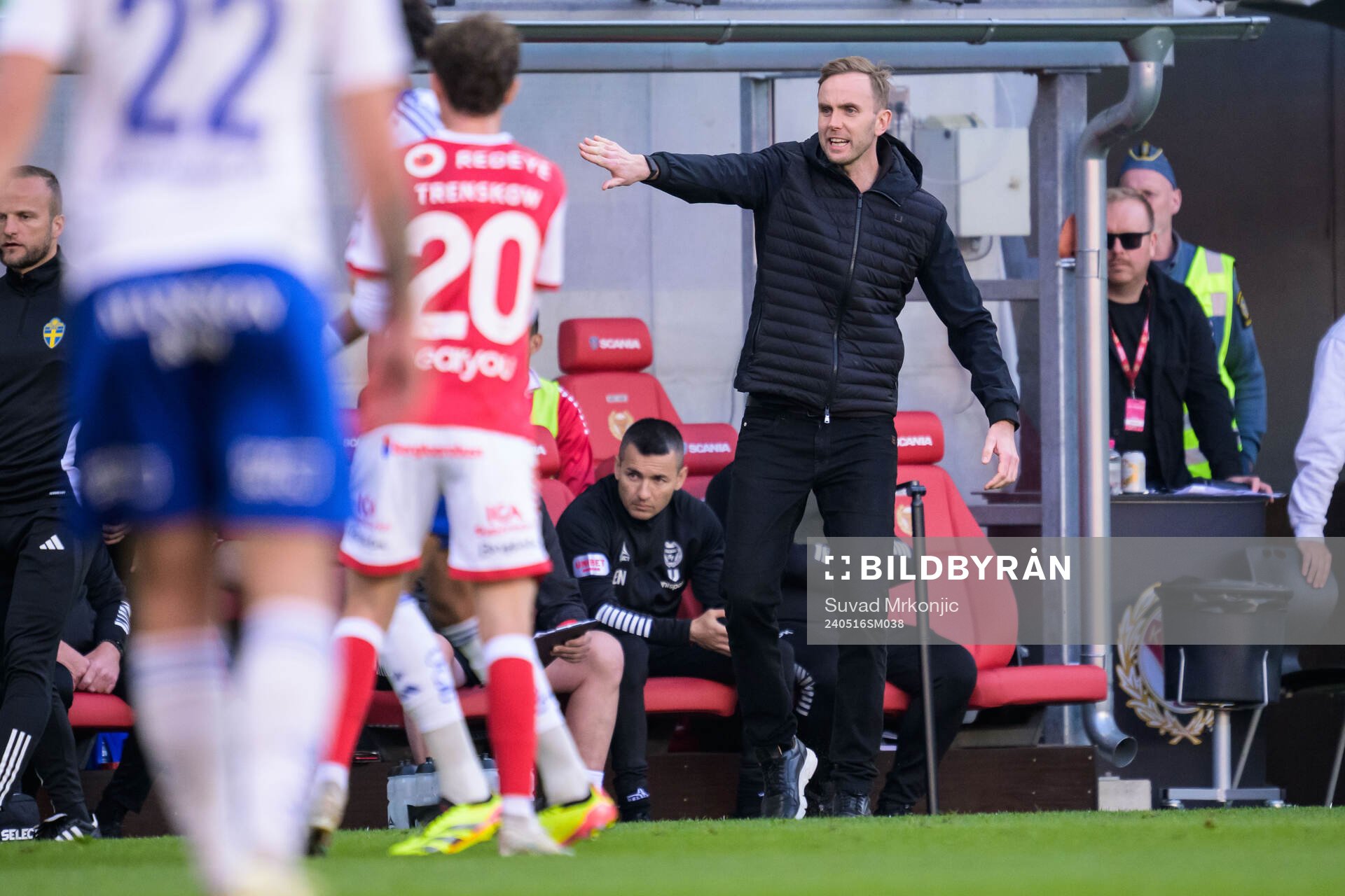 Kalmars tränare Henrik Jensen