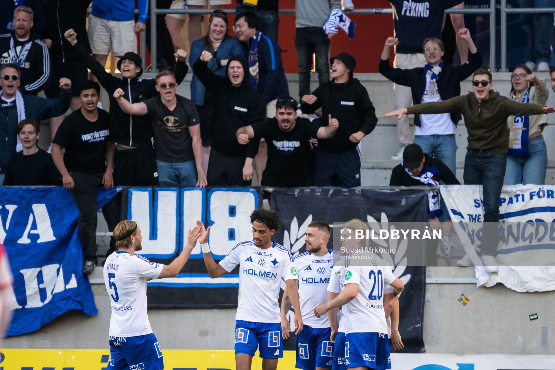 IFK Norrköpings Tim Prica jublar