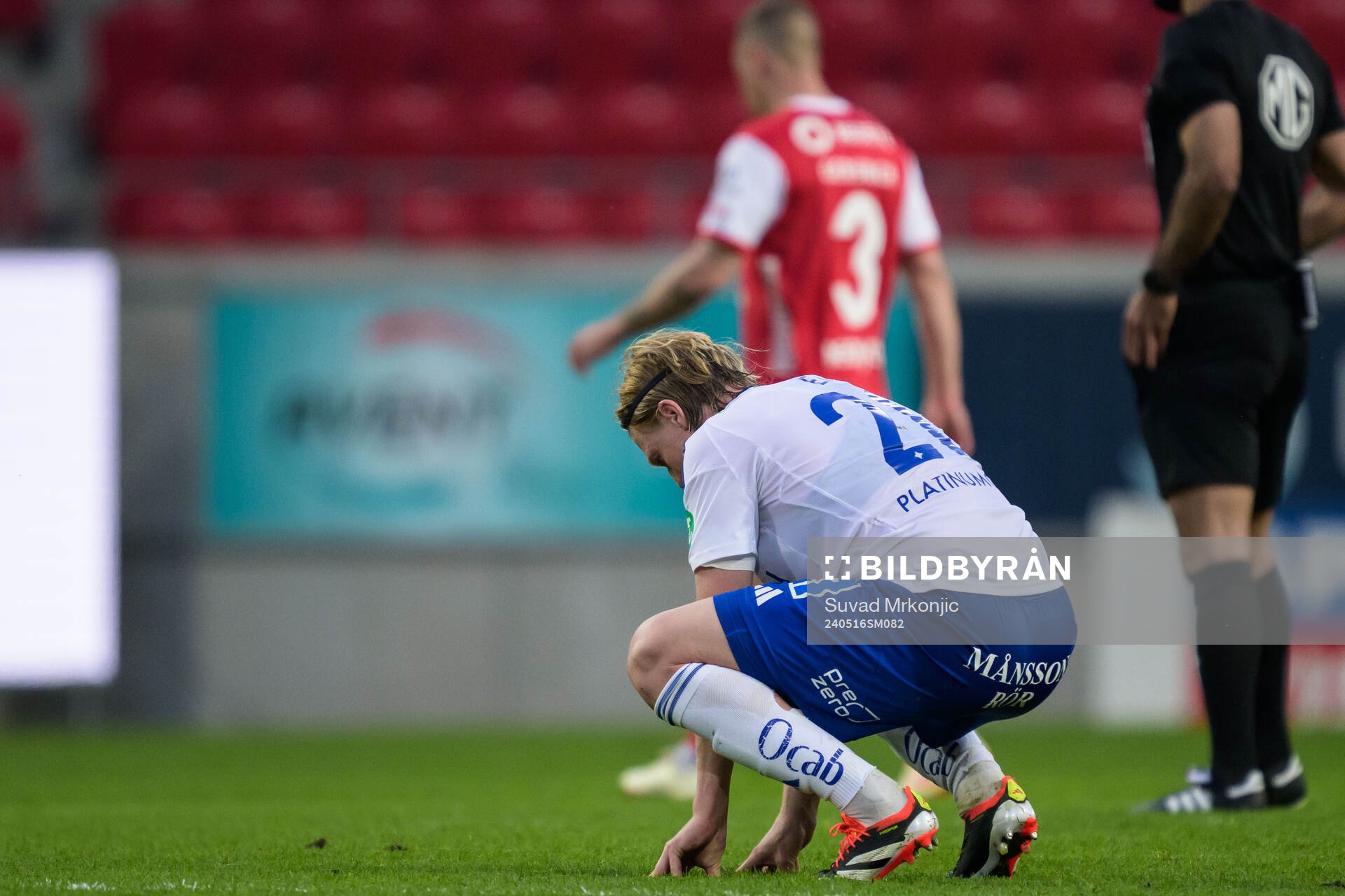 IFK Norrköpings Daniel Fritz Eid deppar