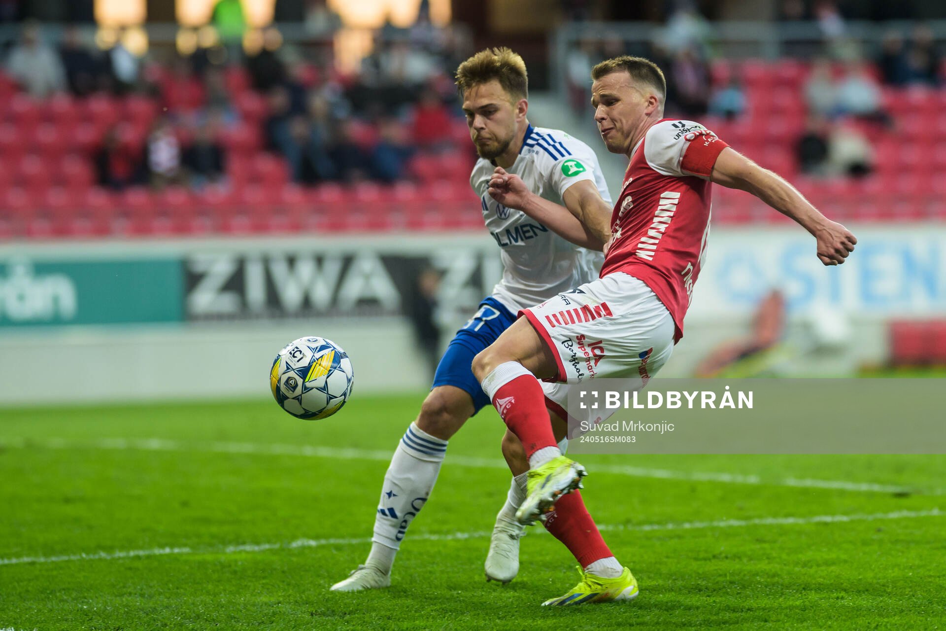 IFK Norrköpings Anton Eriksson och Kalmars Simon Skrabb