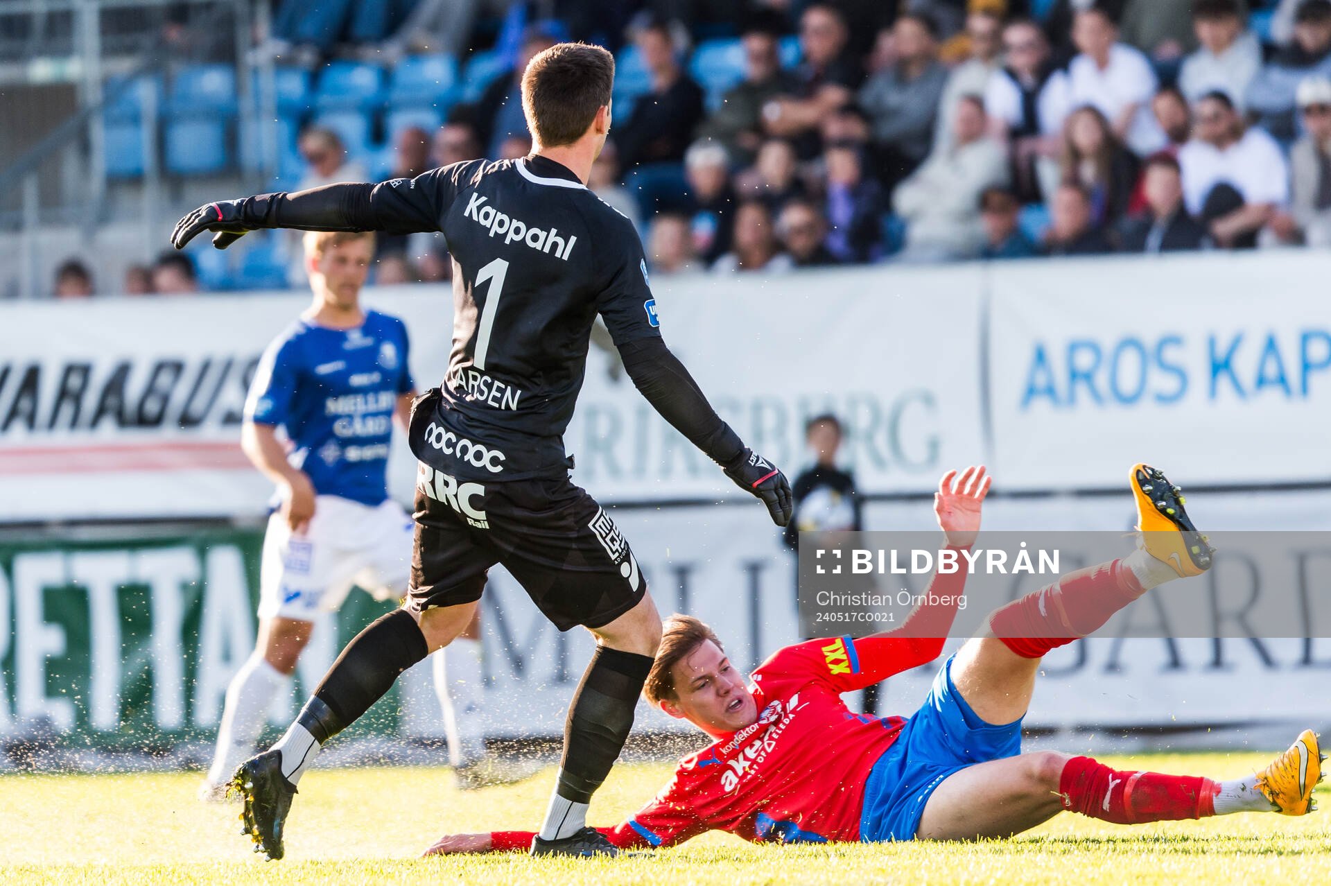 Trelleborgs Andreas Larsen och Helsingborgs Taylor