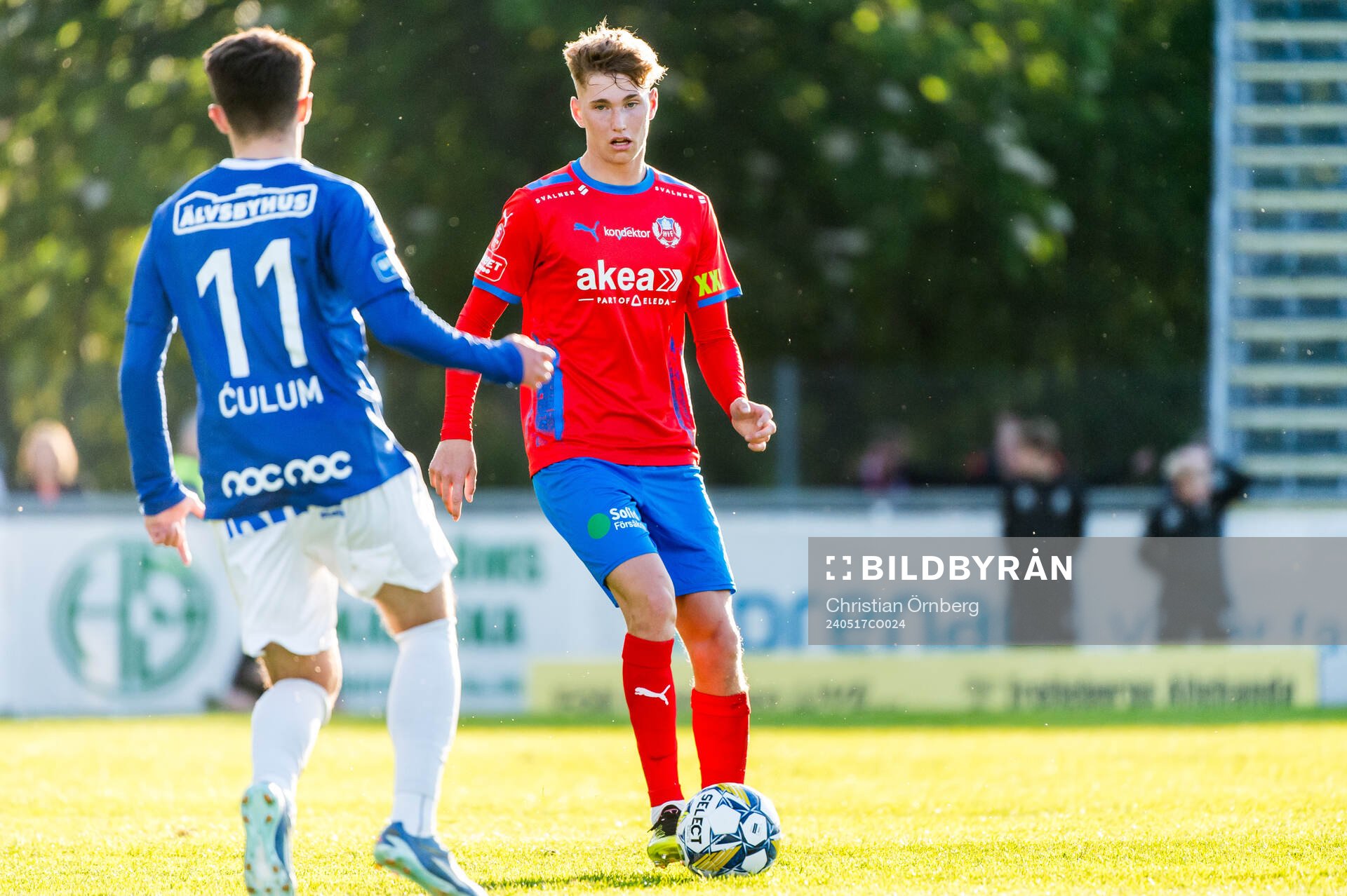 Trelleborgs Armin Culum och Helsingborgs Benjamin Örn