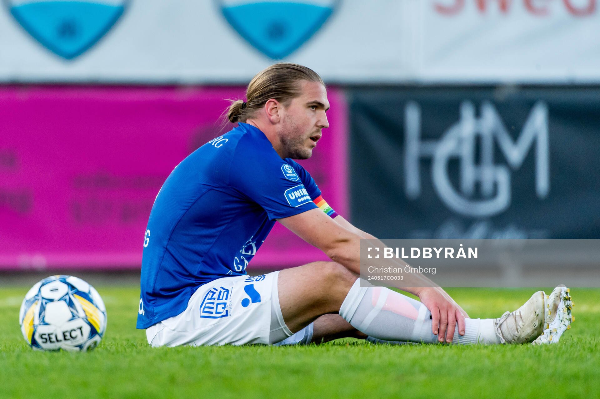 Trelleborgs Charlie Weberg har ont