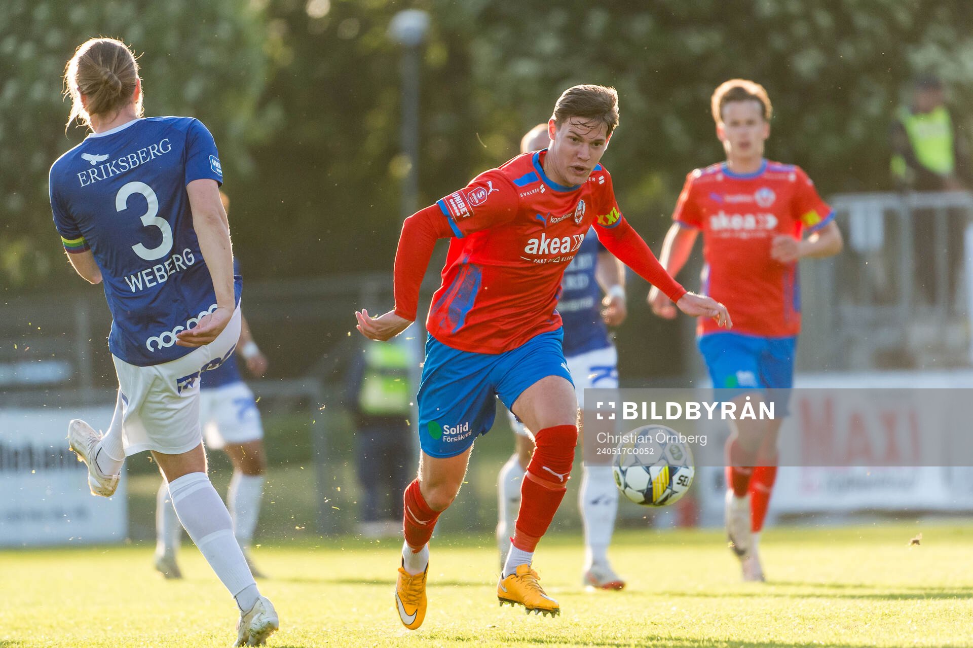 Trelleborgs Charlie Weberg och Helsingborgs Taylor